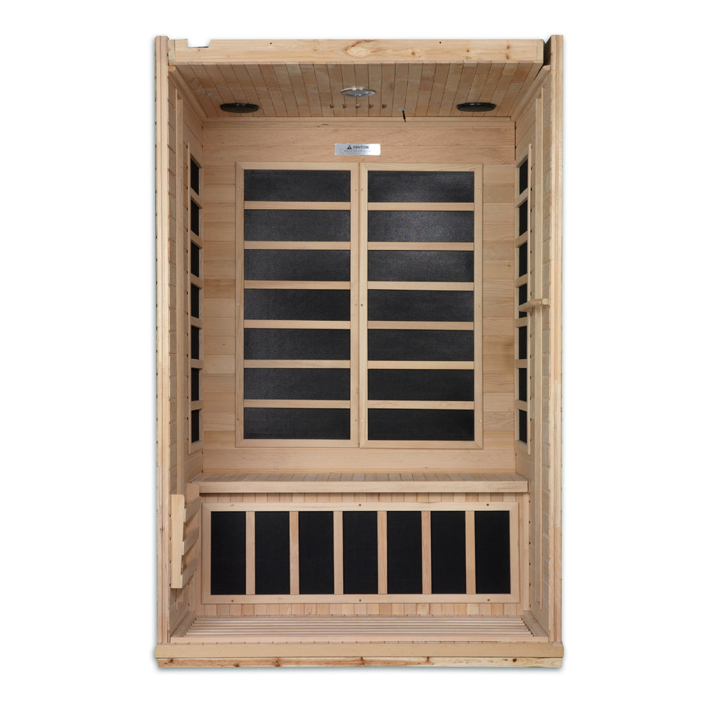 Dynamic "Venice" 2 Person Ultra Low EMF FAR IR Sauna (DYN-6210-01 Elite)
