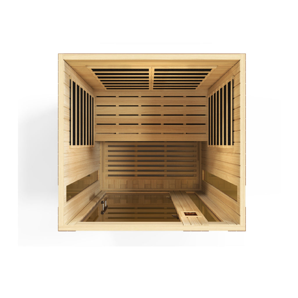 Dynamic "Vittoria" 2 Person Ultra Low EMF Far IR Sauna (DYN-6220-01 Elite)