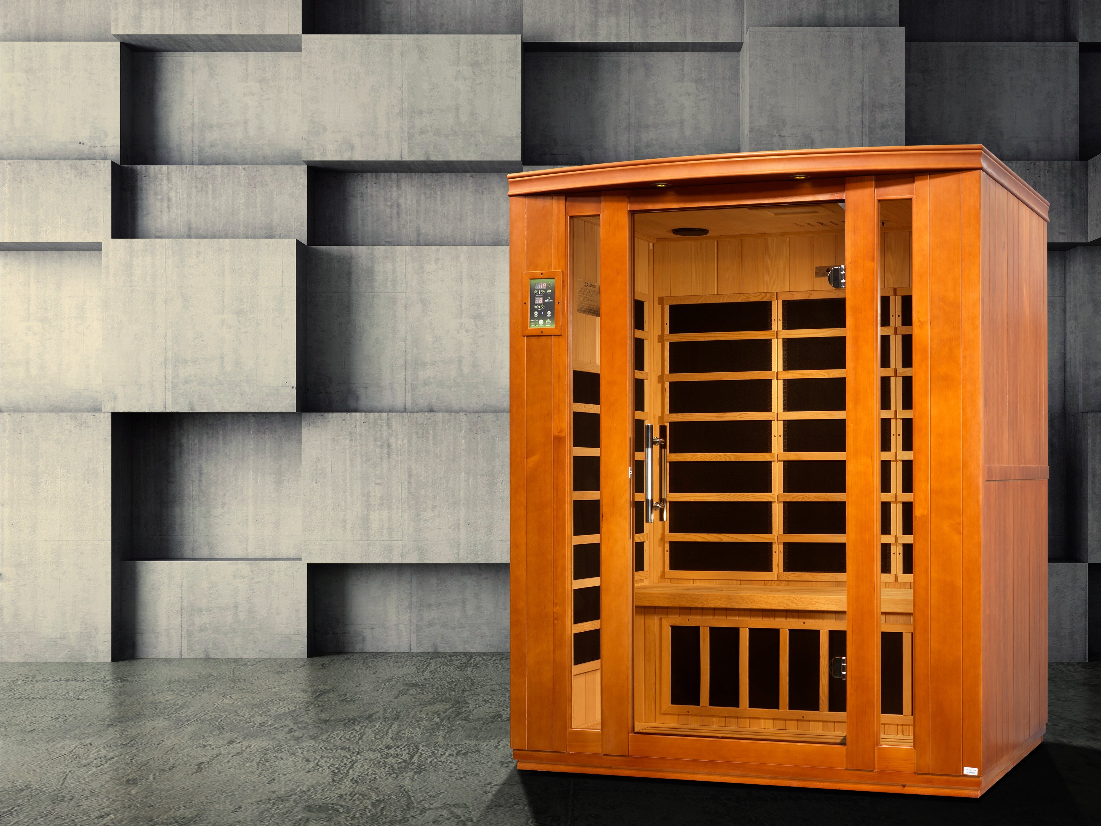 Dynamic "Bellagio" 3 Person Low EMF FAR IR Sauna (DYN-6306-01 / DYN-6306-02)