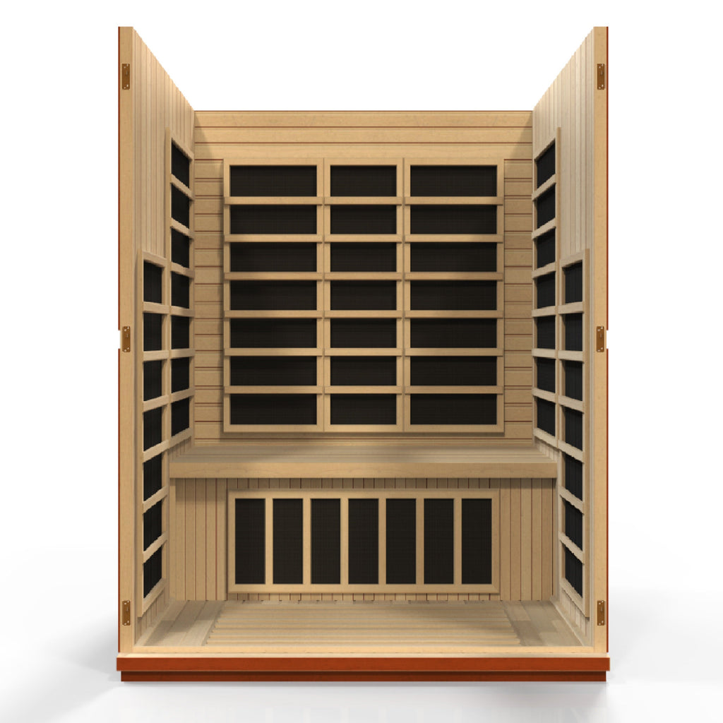 Dynamic "Bellagio" 3 Person Low EMF FAR IR Sauna (DYN-6306-01 / DYN-6306-02)