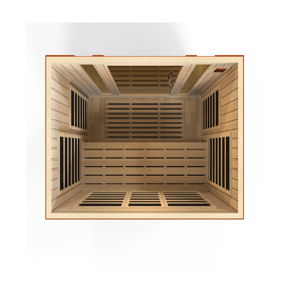 Dynamic "Bellagio" 3 Person Low EMF FAR IR Sauna (DYN-6306-01 / DYN-6306-02)