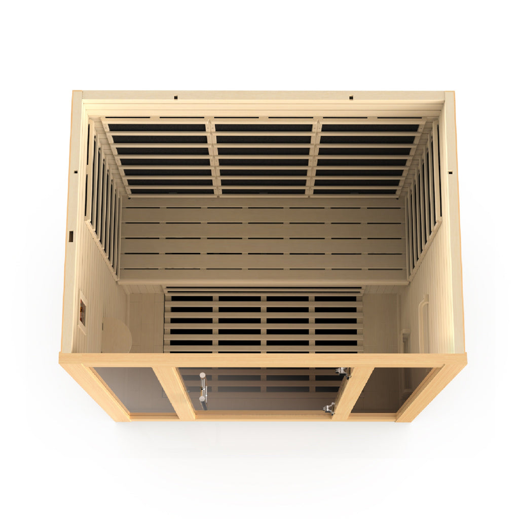 Dynamic "Vila" 3 Person Ultra Low EMF FAR IR Sauna (DYN-6315-02)