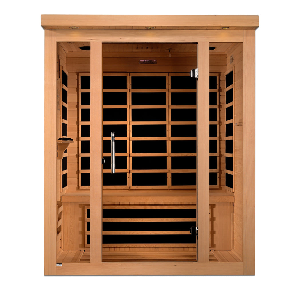Dynamic "Vila" 3 Person Ultra Low EMF FAR IR Sauna (DYN-6315-02)