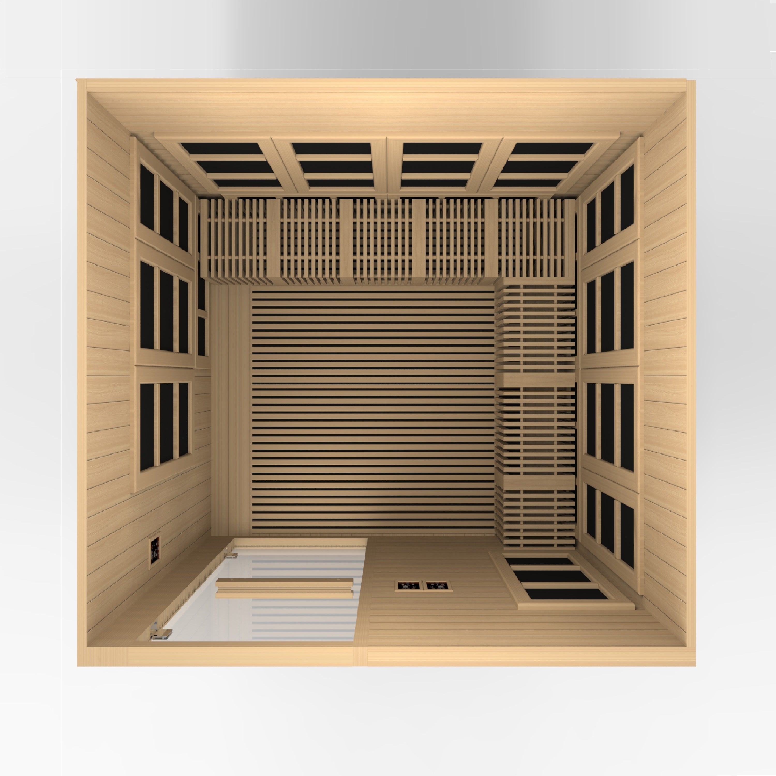 2025 Golden Designs "Catalonia" 8 Person Ultra Low EMF FAR IR Sauna (GDI-6880-02)