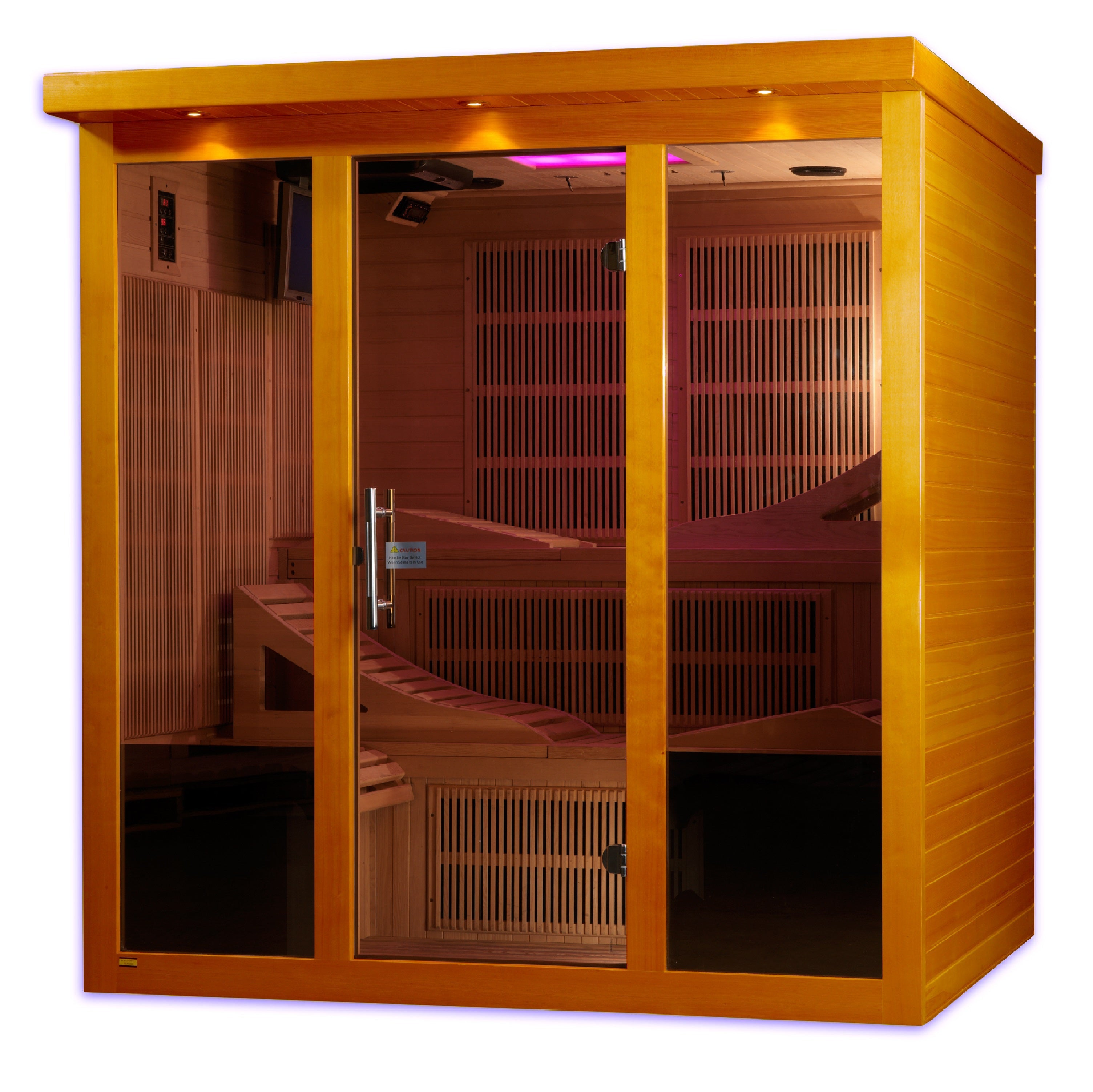Dynamic "Monaco" 6 Person Ultra Low EMF FAR IR Sauna (DYN-6996-01 Elite)