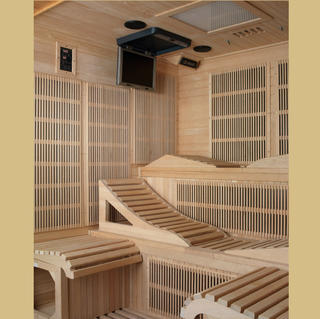 Golden Designs "Monaco" 6 Person Near Zero EMF FAR IR Sauna (GDI-6996-01)