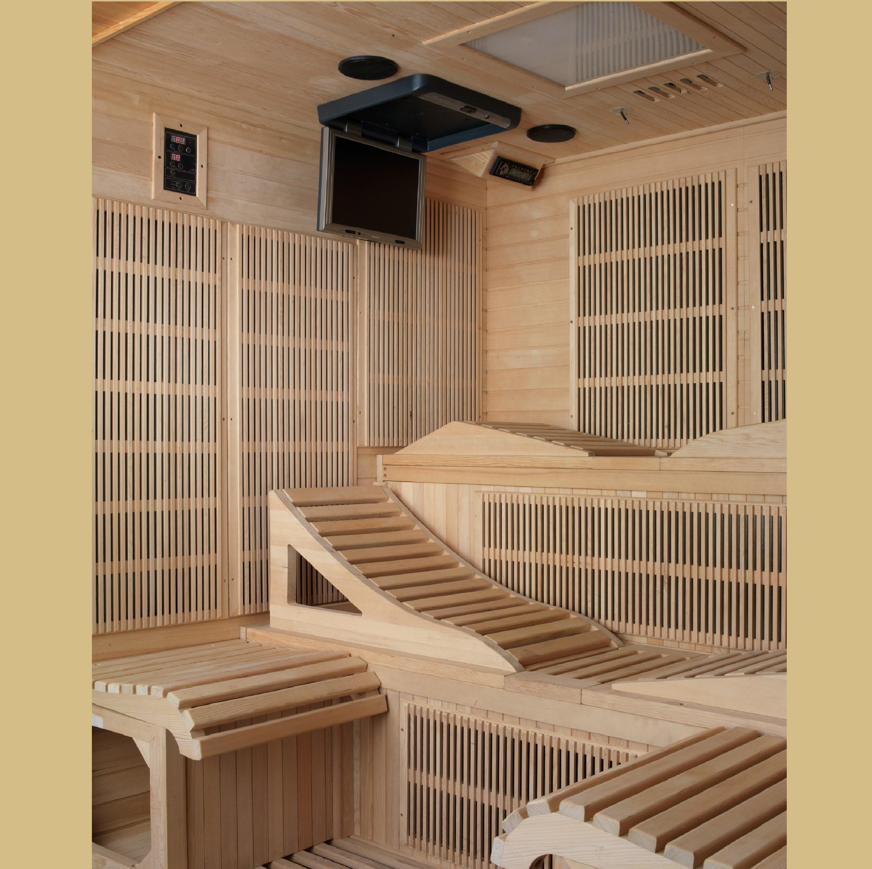 Golden Designs "Monaco" 6 Person Near Zero EMF FAR IR Sauna (GDI-6996-01)