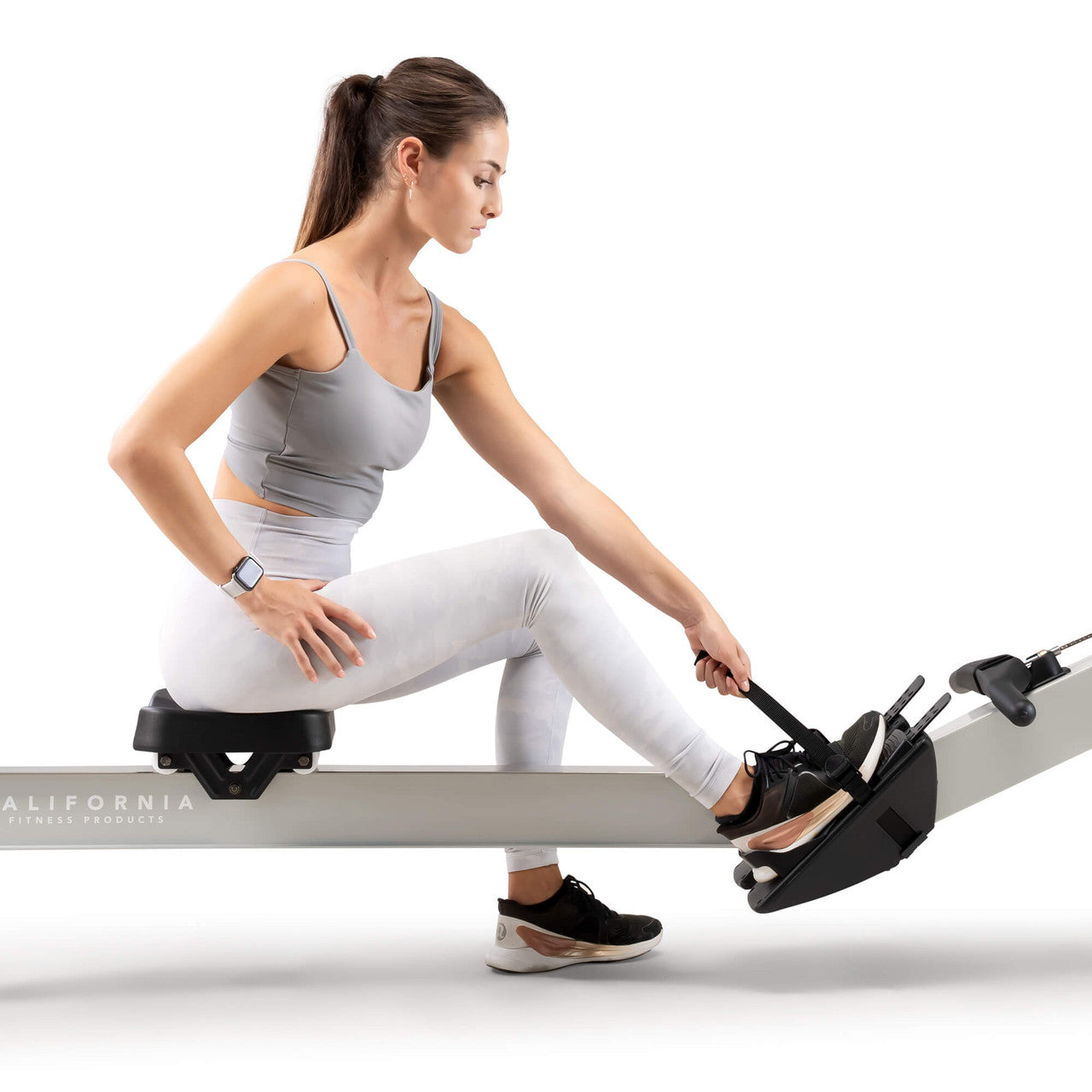 Deluxe Rowing Machine with Adjustable Air Resistance - NS-7874RW | California Fitness Products