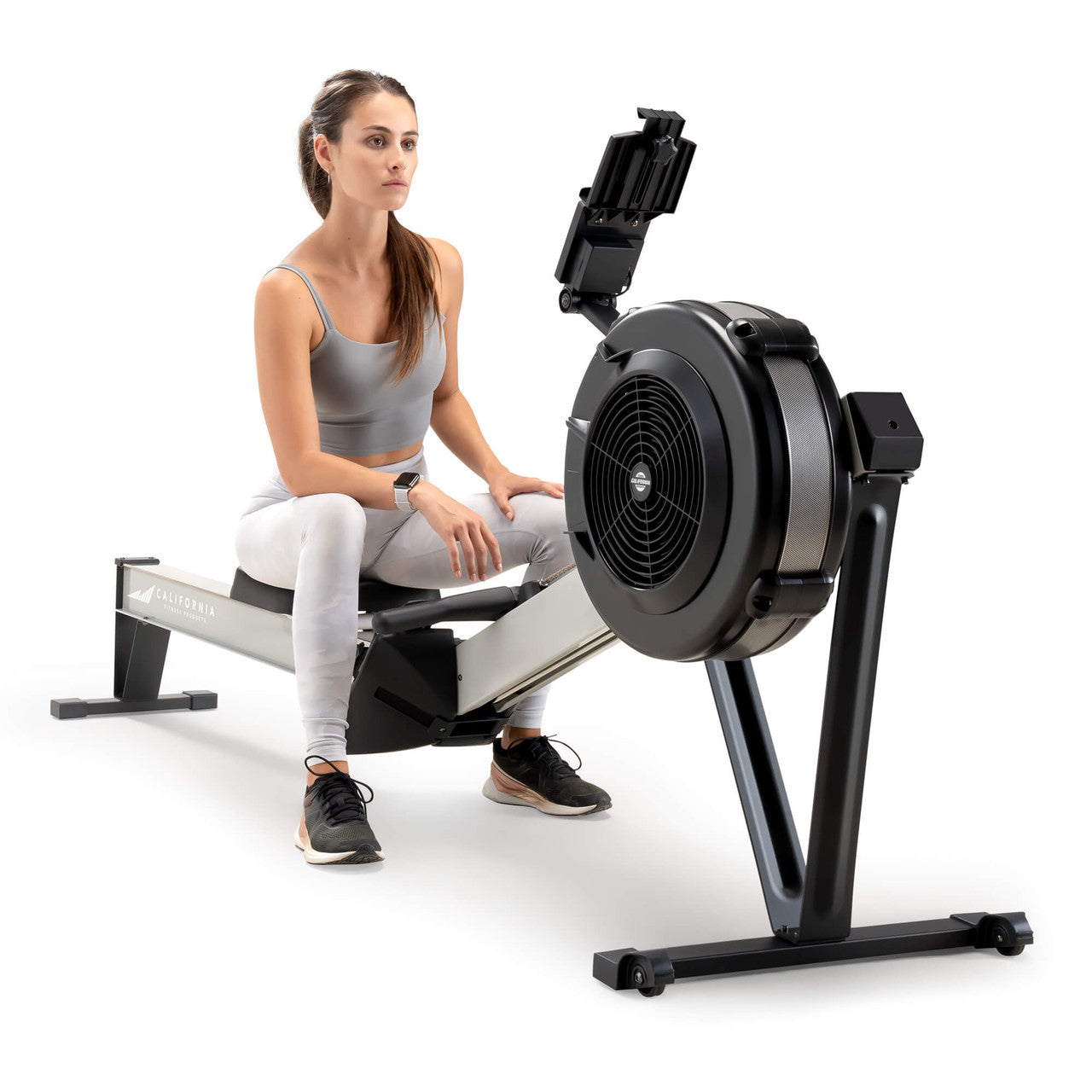 Deluxe Rowing Machine with Adjustable Air Resistance - NS-7874RW | California Fitness Products