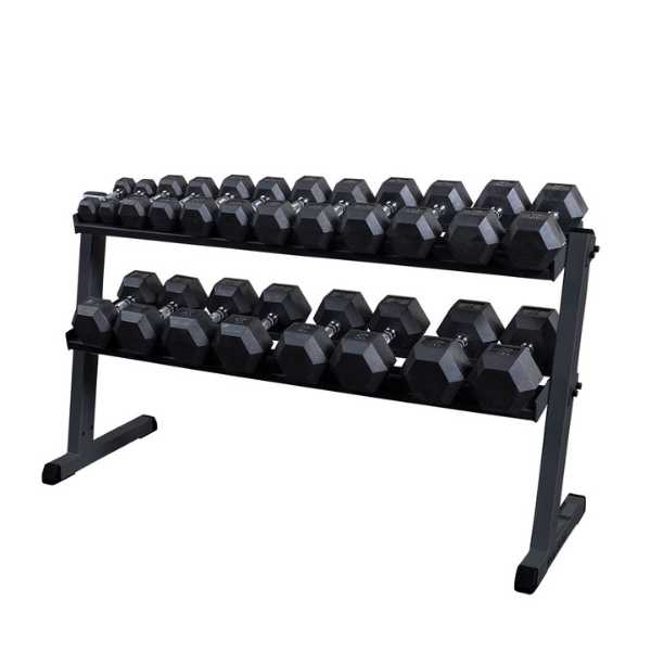 5-50lb Dumbbell Set With Bench + (5) Kettlebells - Free Weight Start Package