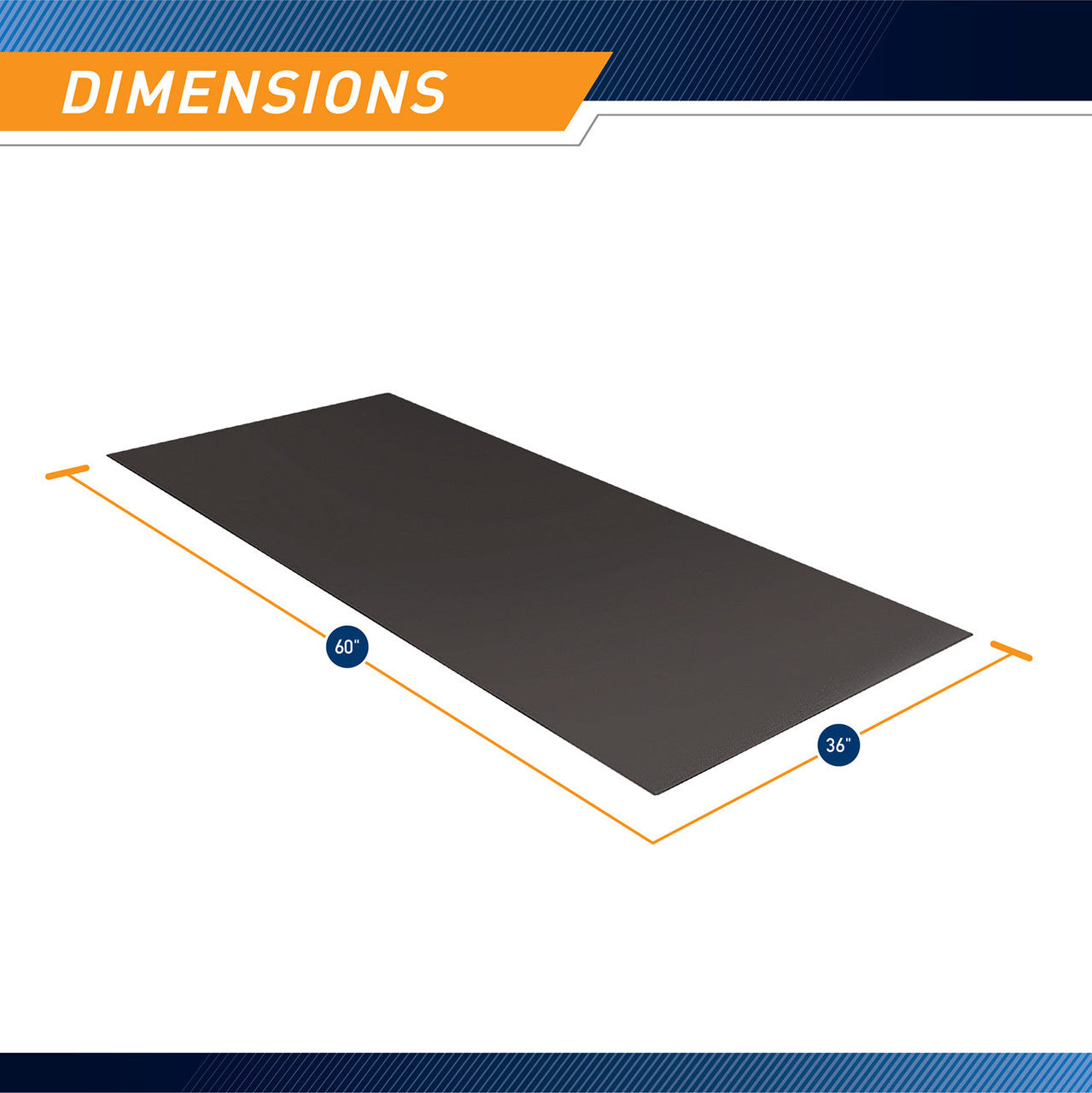 Fitness Equipment Mat and Floor Protector for Treadmills and more | Marcy MAT-365