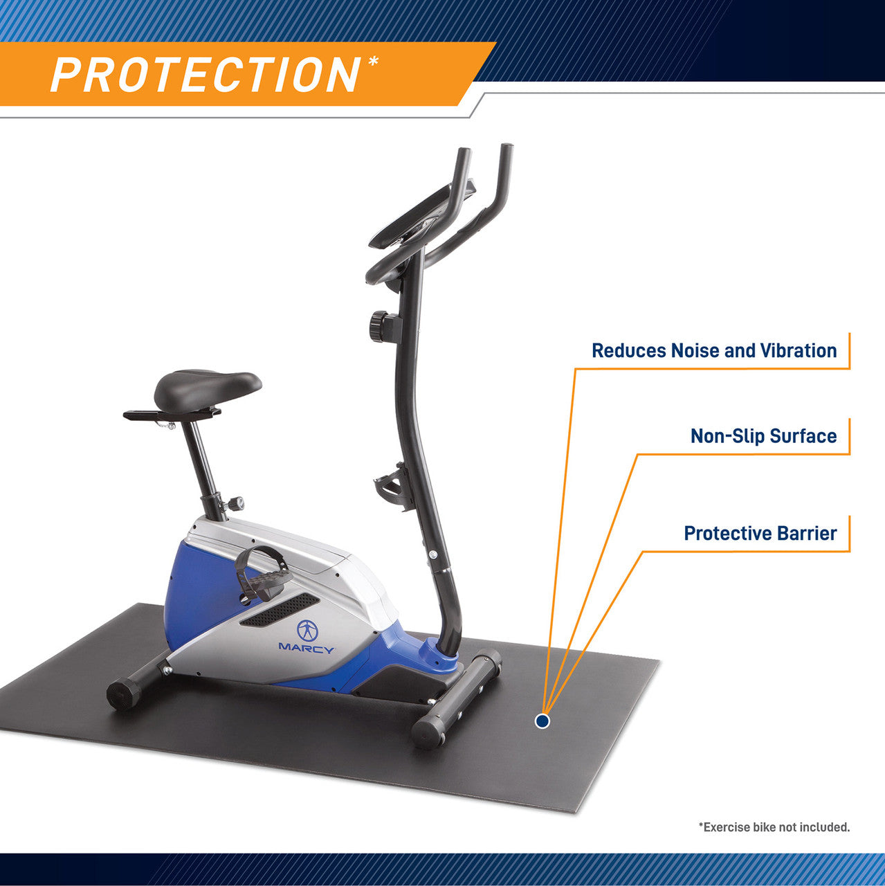 Fitness Equipment Mat and Floor Protector for Treadmills and more | Marcy MAT-365
