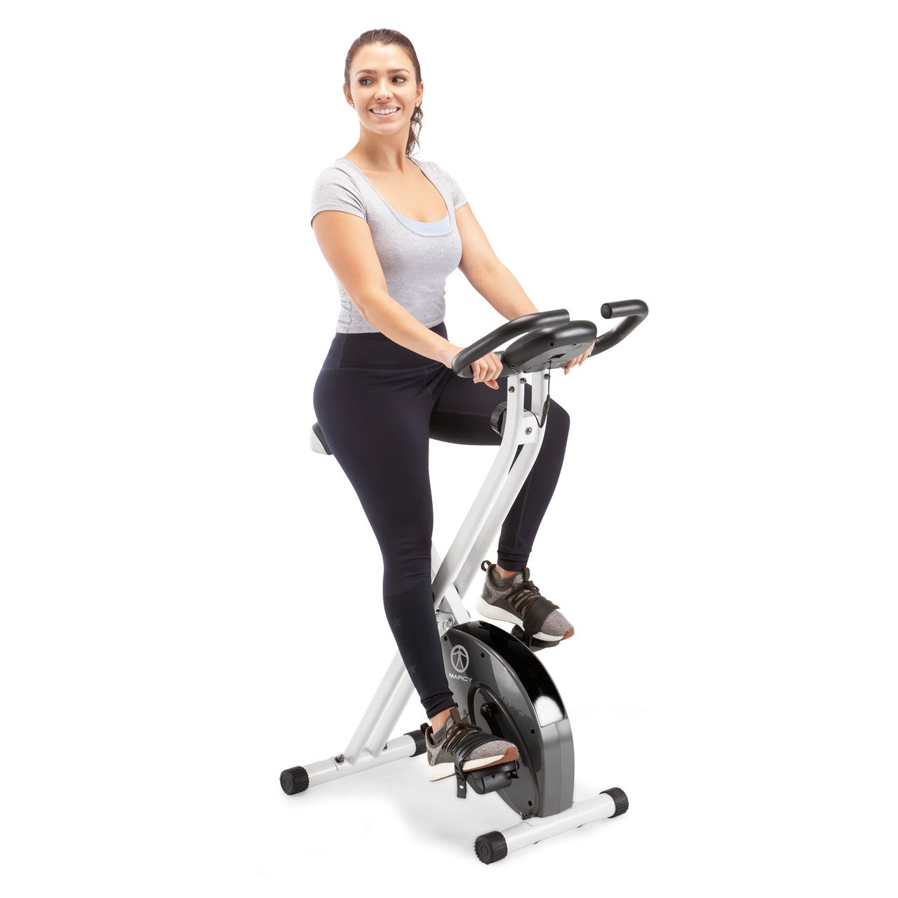 Foldable Upright Exercise Bike | Marcy NS-652