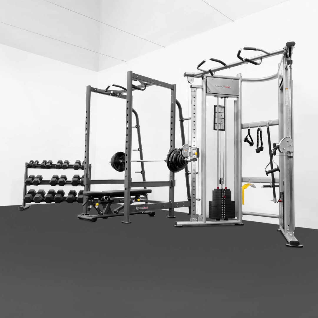 Select Fitness X Bodykore Functional Trainer Power Rack Home Gym Package