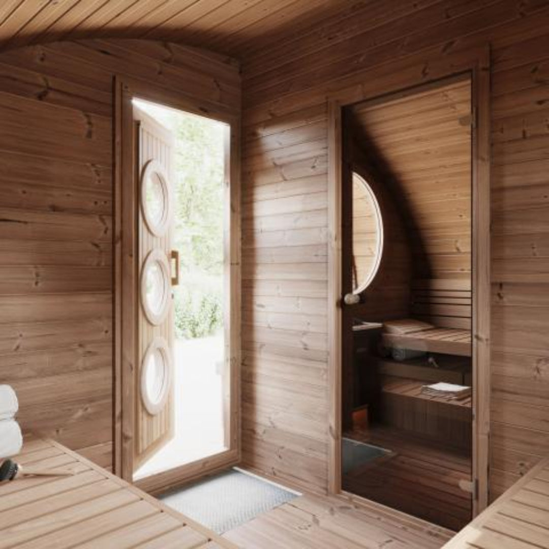 SaunaLife G11 Garden Series 8-Person Outdoor Sauna