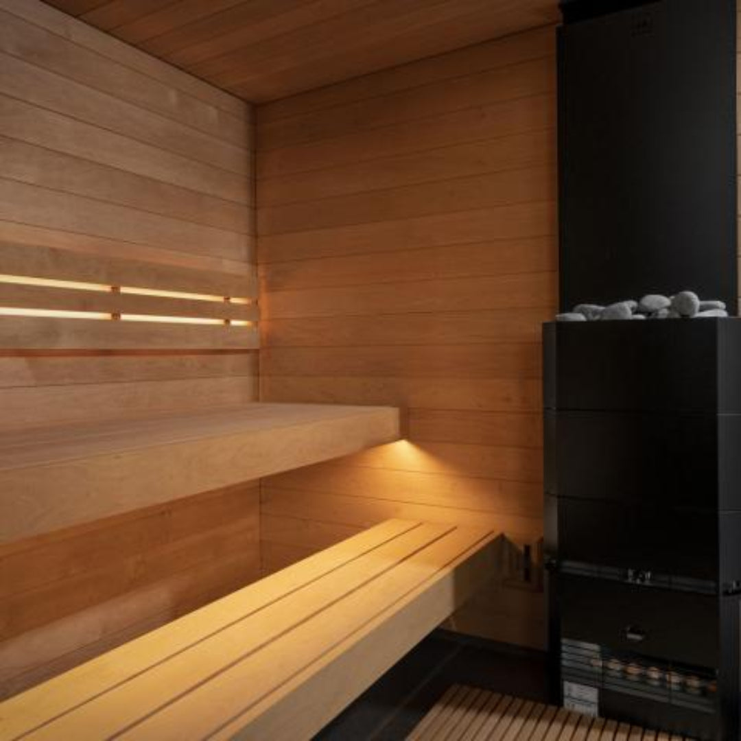 SaunaLife Model G6 Pre-Assembled 5 Person Outdoor Home Sauna