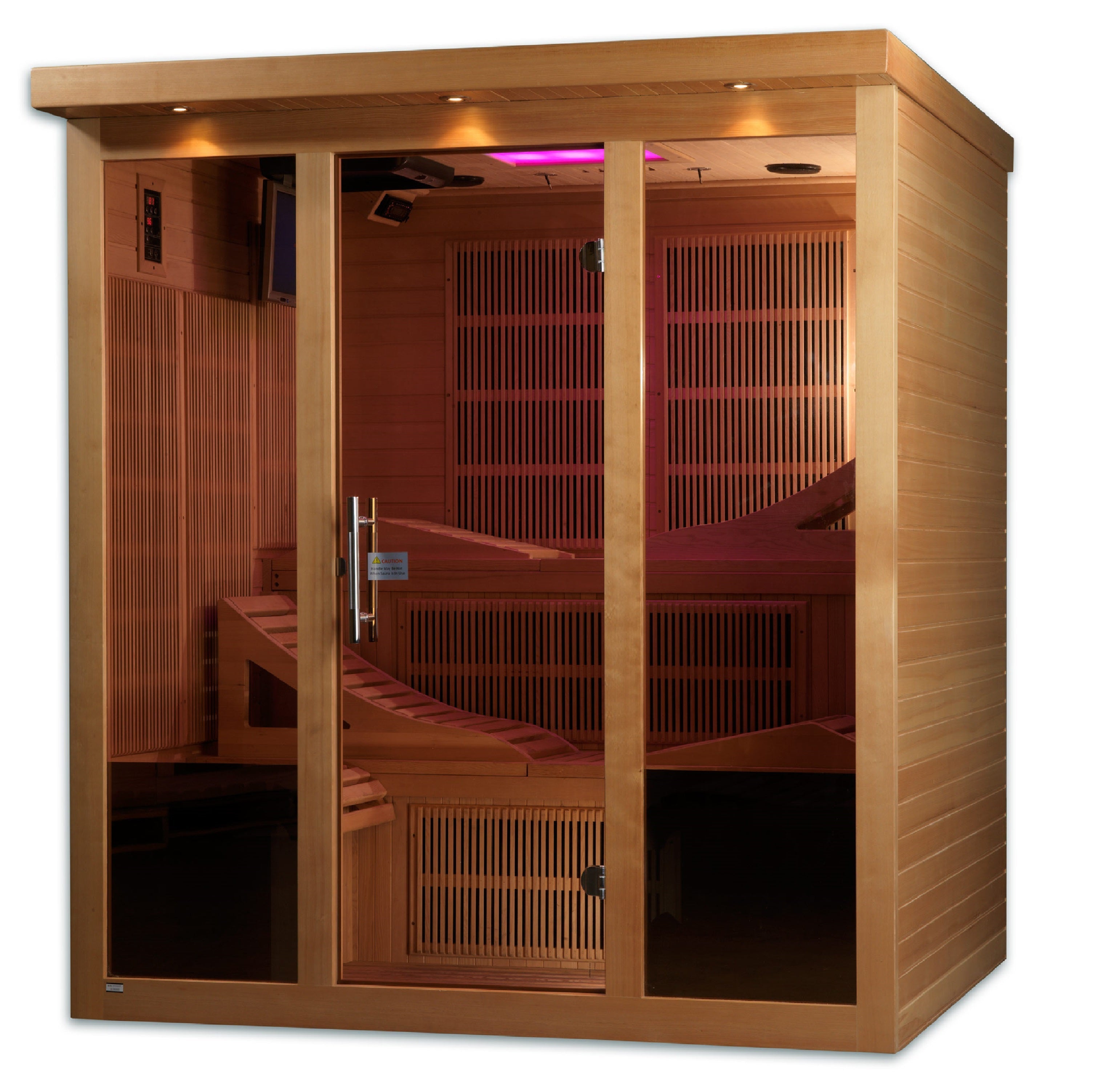 Golden Designs "Monaco" 6 Person Near Zero EMF FAR IR Sauna (GDI-6996-01)