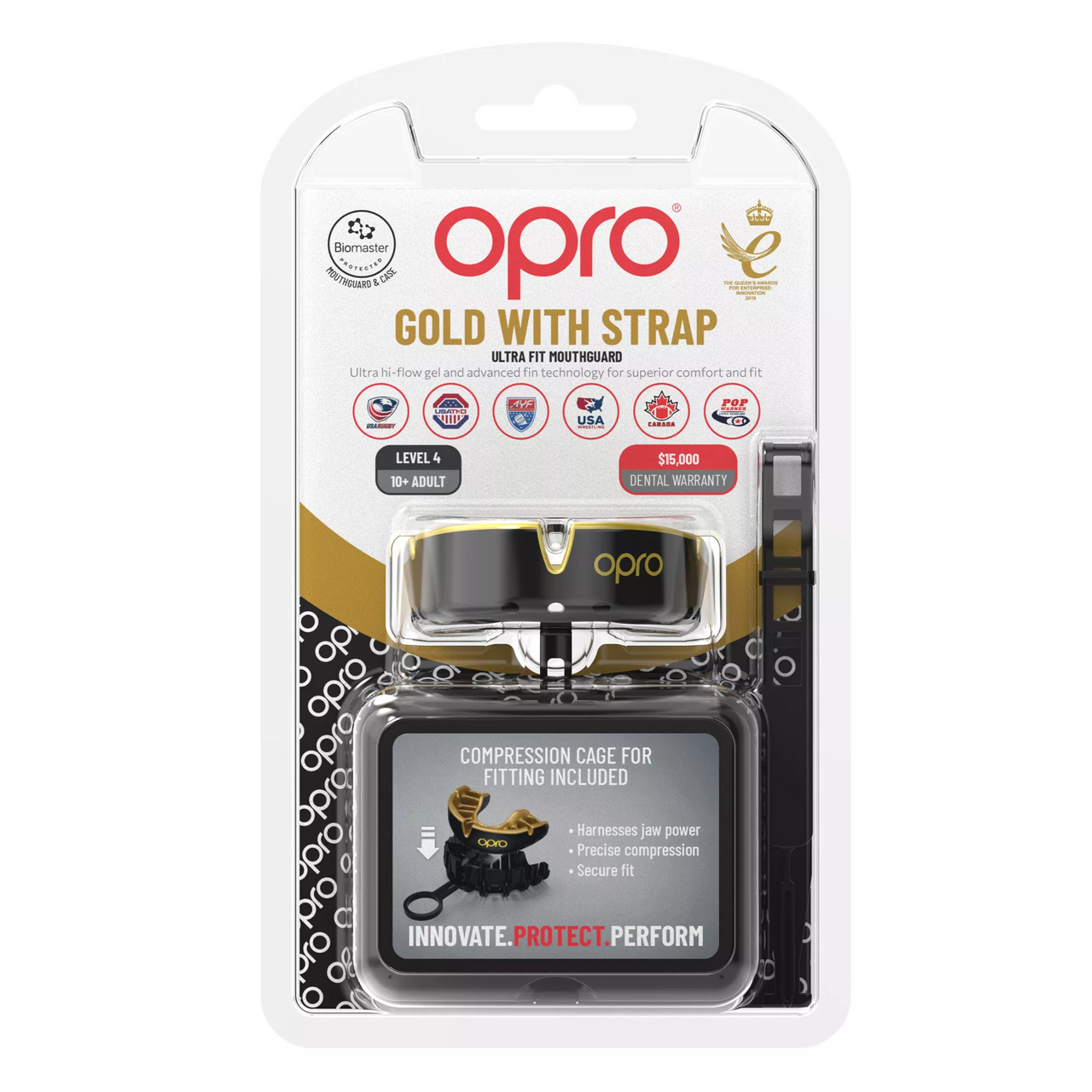Sports Mouth Guard For Combat Sports, High Impact Sports, and more - Adult Size - Opro by Marcy - Multiple Colors