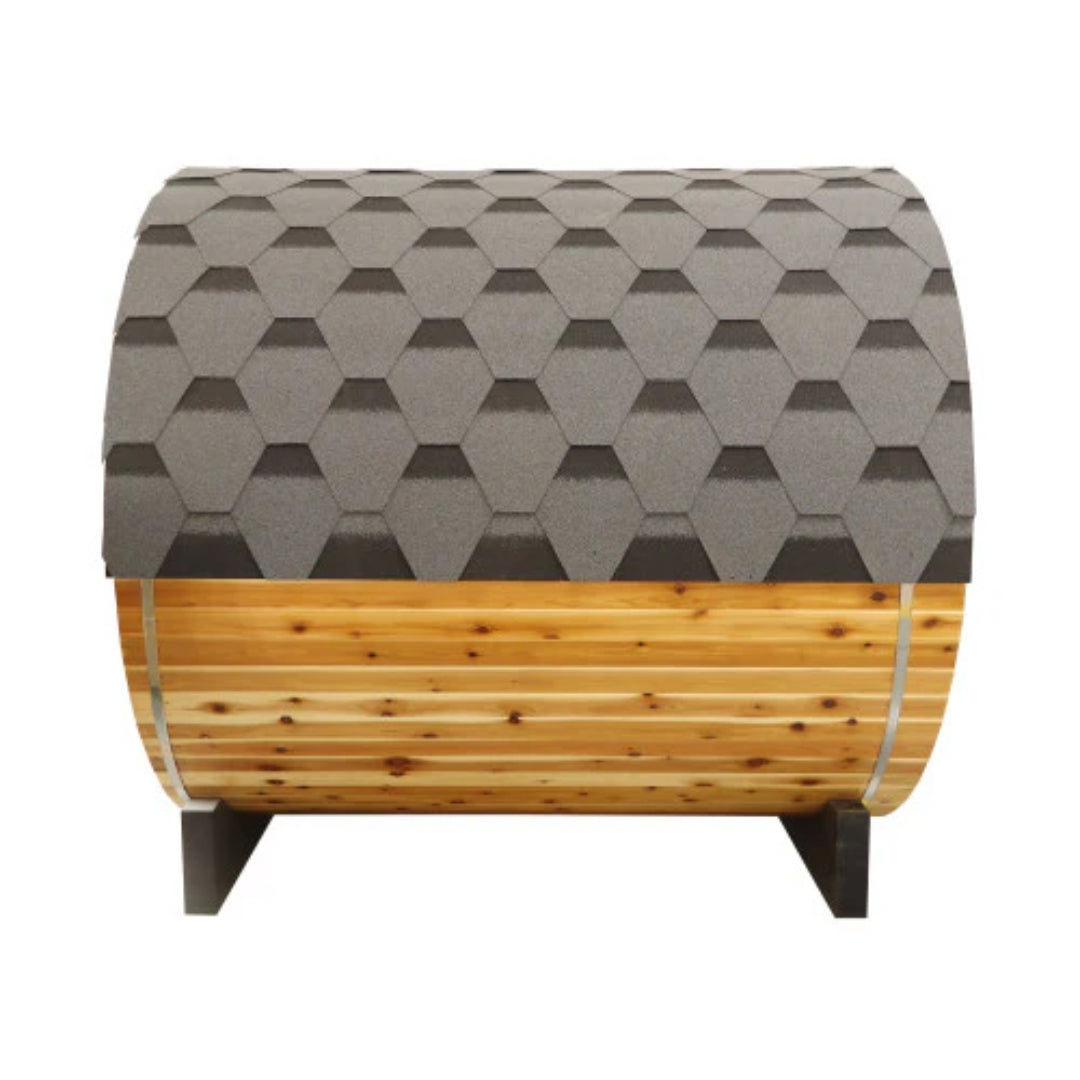 Sunray Saunas Galley 400SH 4-Person Traditional Barrel Sauna