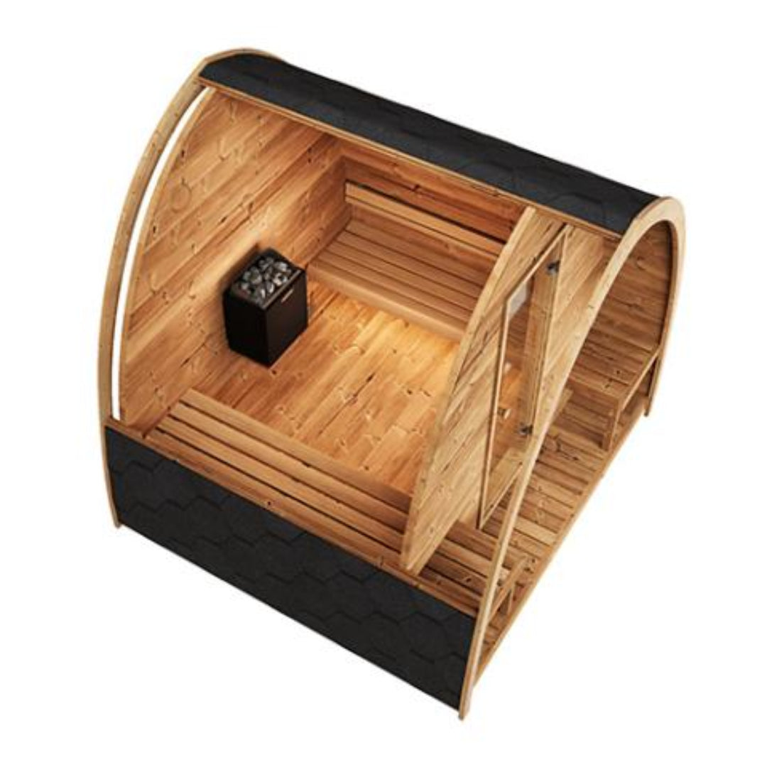 SaunaLife G3 6 Person Outdoor Cabin Sauna