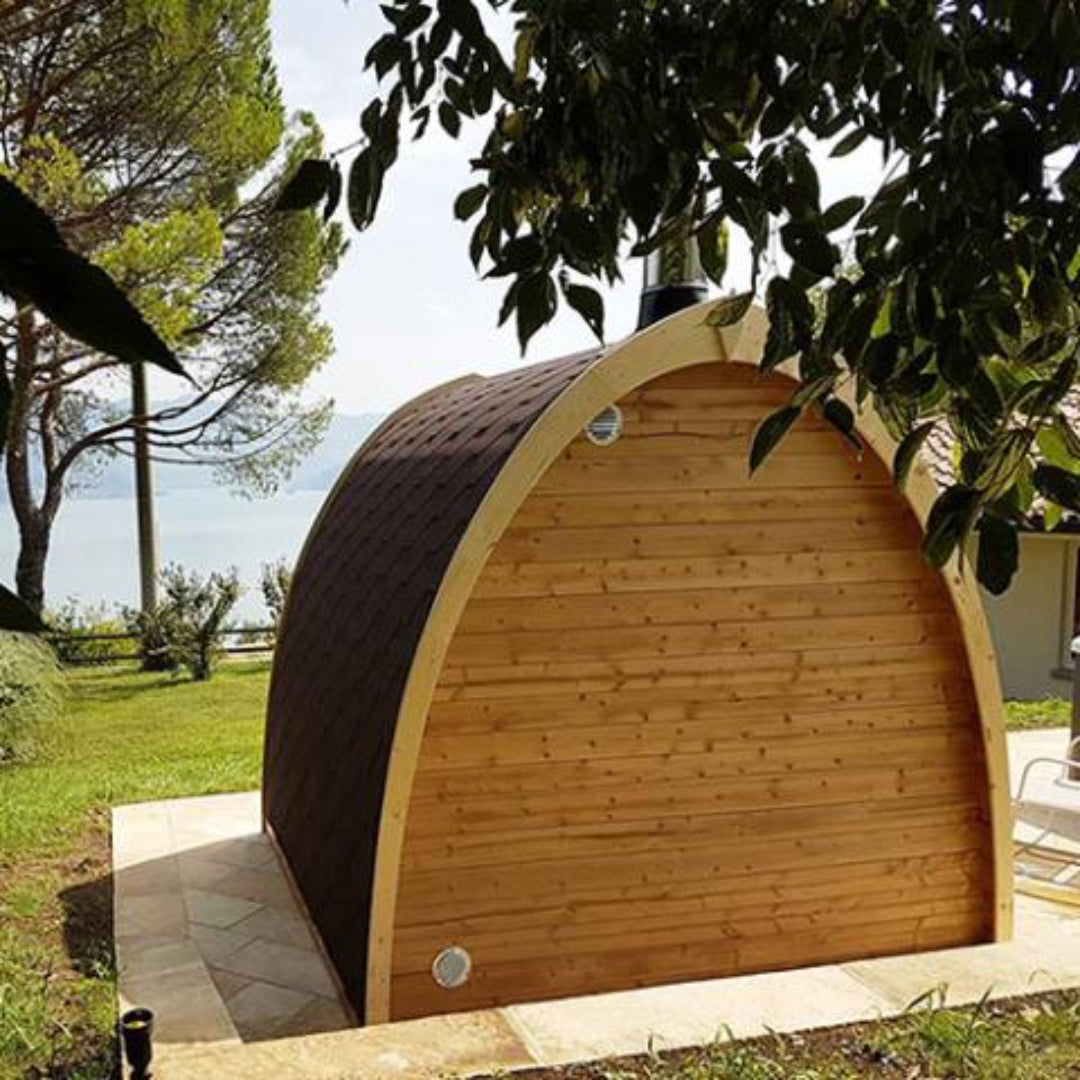 SaunaLife G3 6 Person Outdoor Cabin Sauna