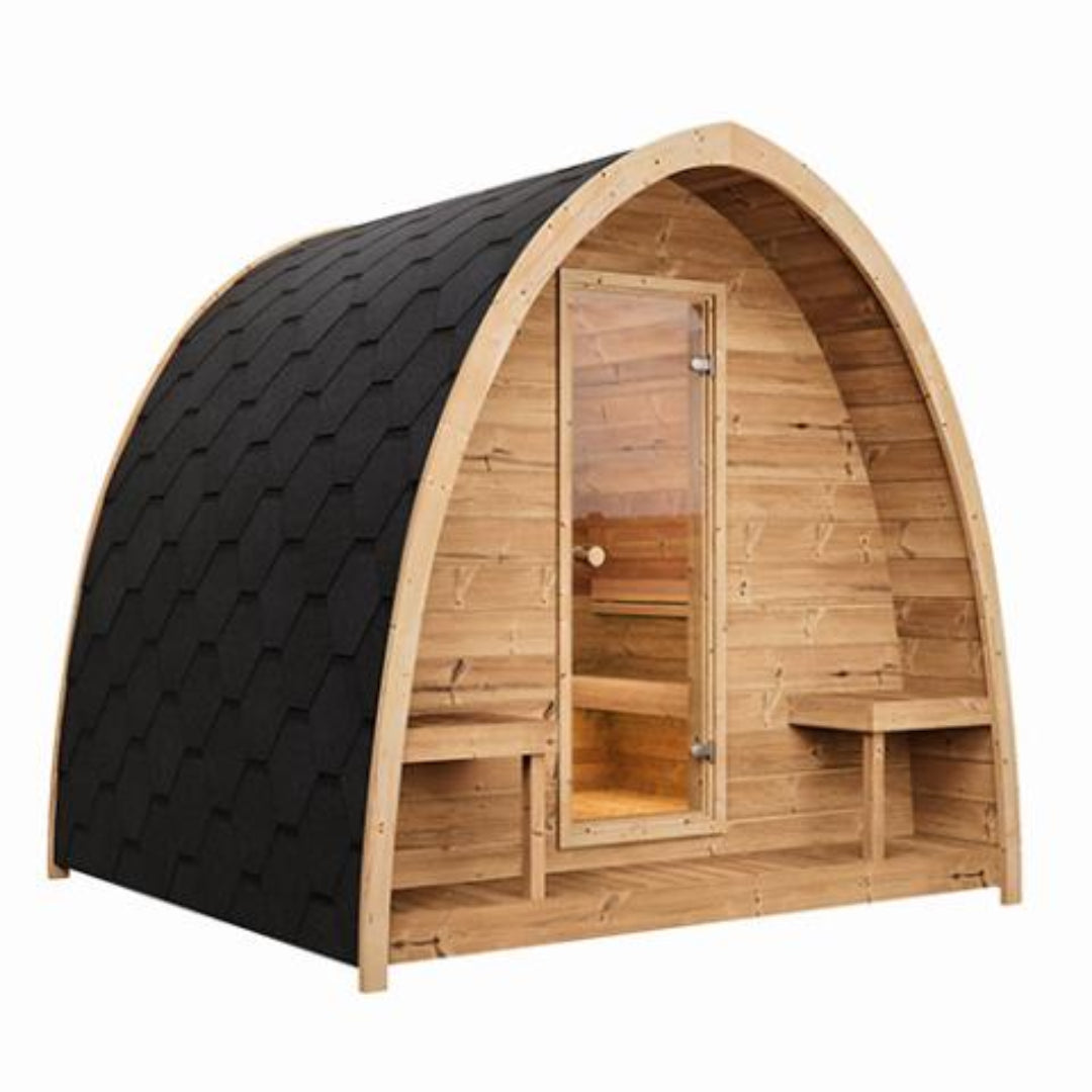 SaunaLife G3 6 Person Outdoor Cabin Sauna