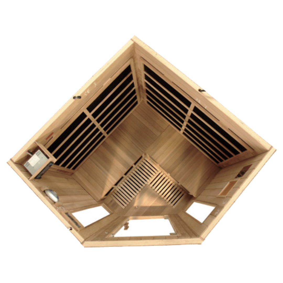 HealthSmart 4-Person Corner FAR Infrared Sauna