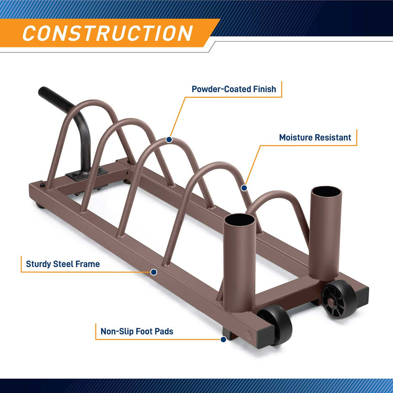 Horizontal Plate Rack | SteelBody STB-0130