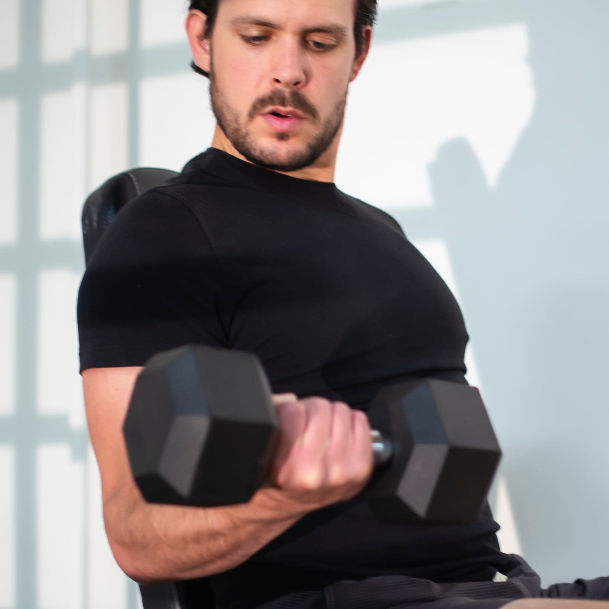 Marcy 30lb Rubber Hex Dumbbell | IBRH-030