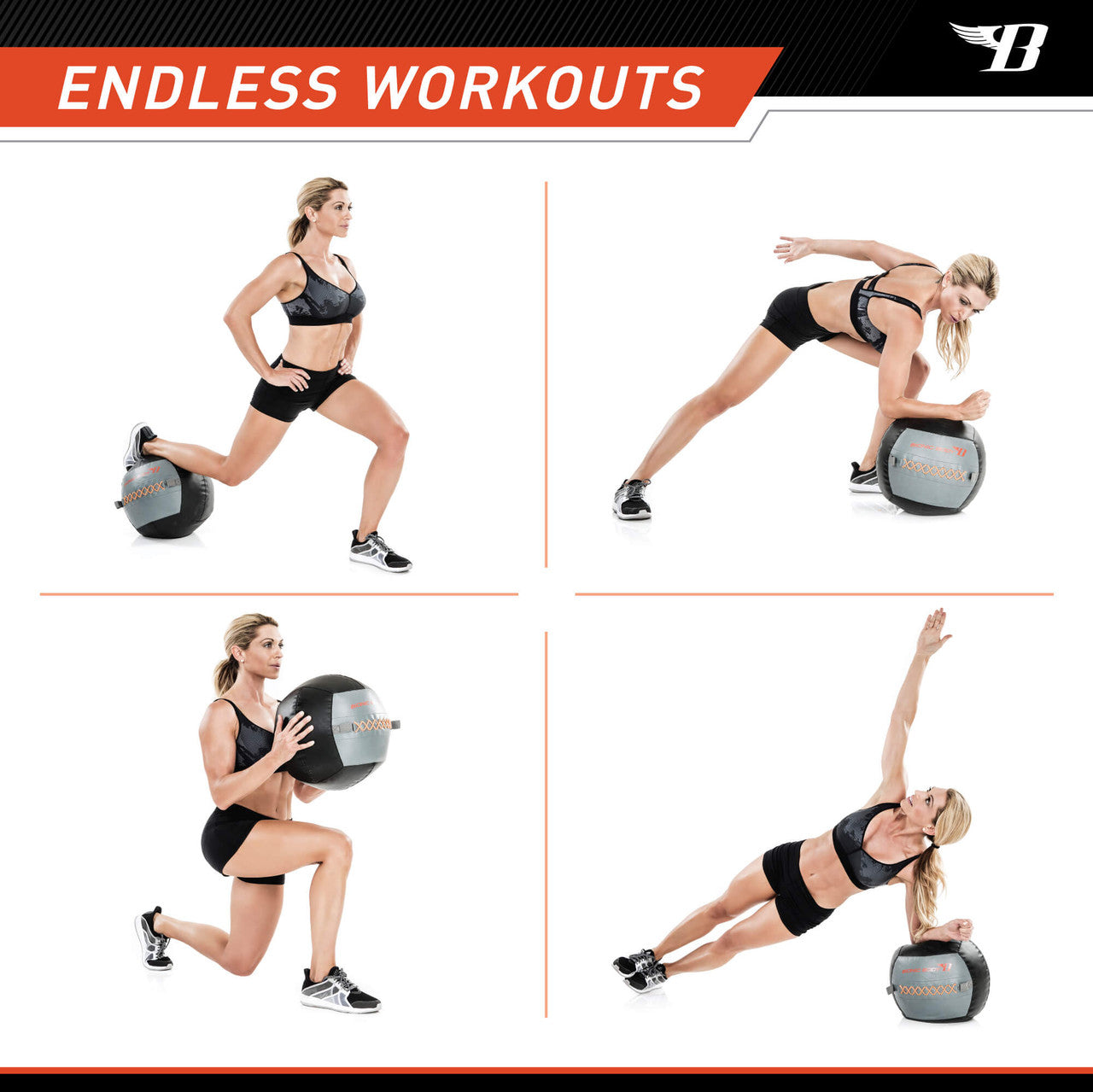 Bionic Body 14lb Medicine Ball | BBWB-1214