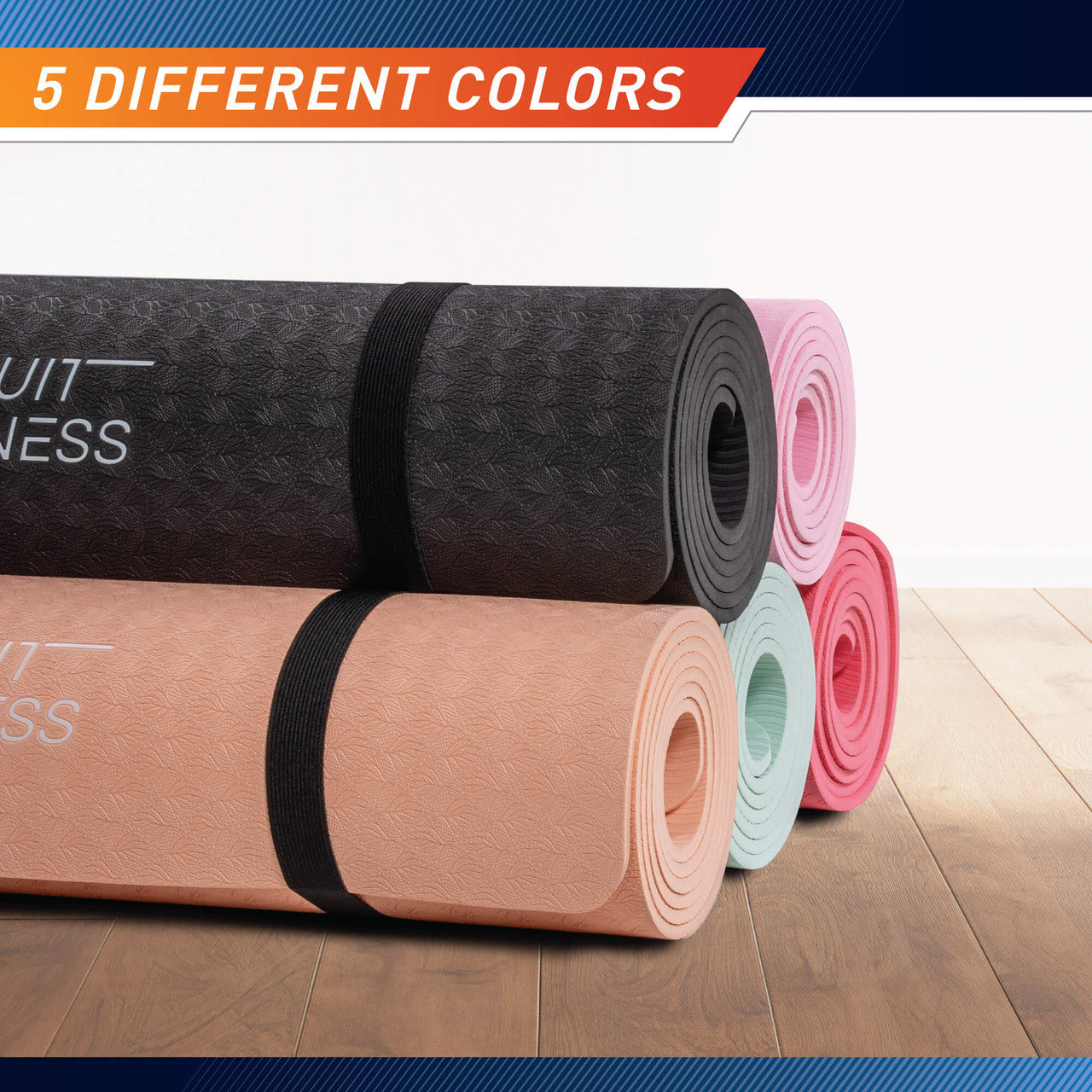 Exercise Mat 1/4” (6mm) thickness in multiple colors | MAT-06 Circuit Fitness