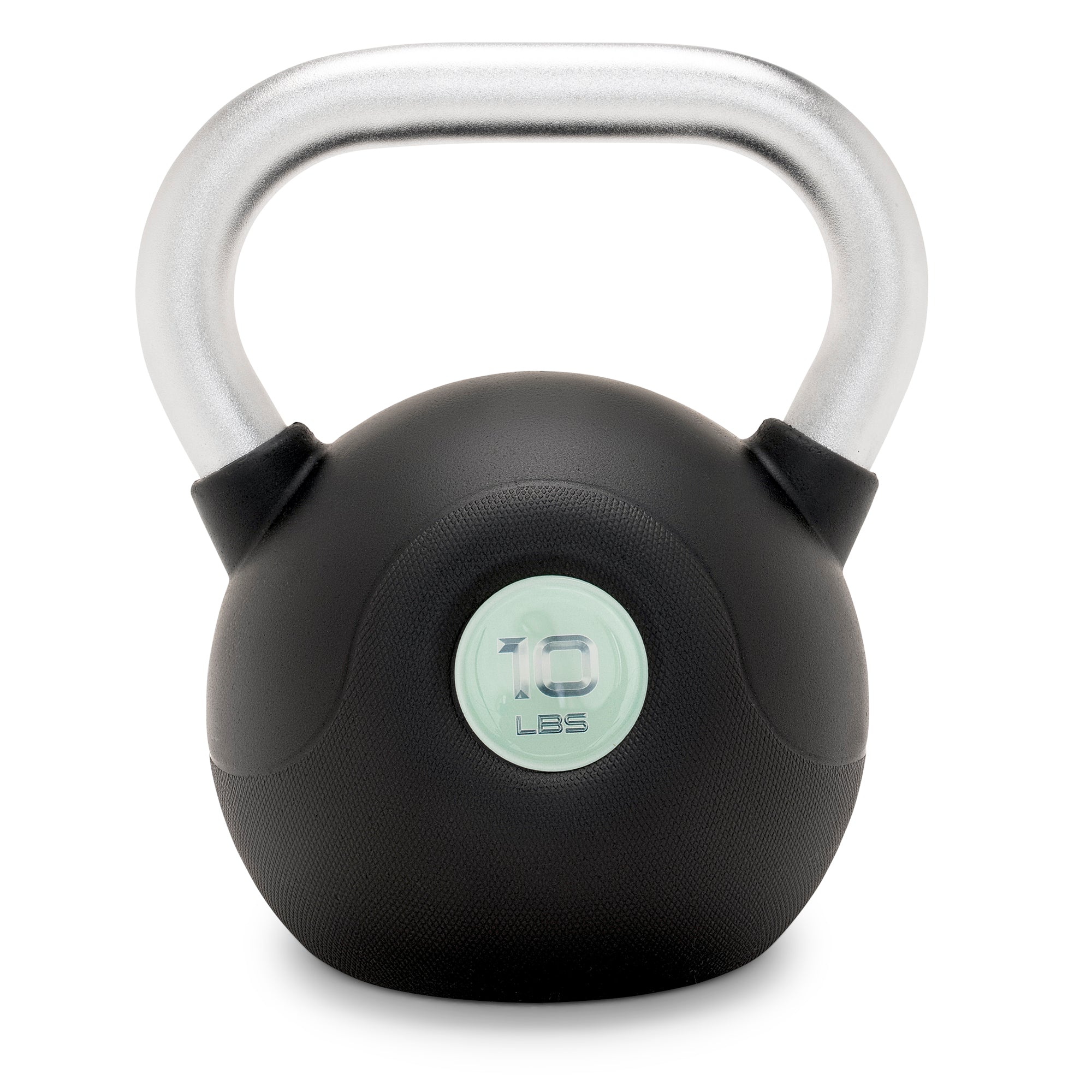 Marcy 10 lb. PU Kettlebell with Chrome Handle - Green |  MCKB-010-GREEN