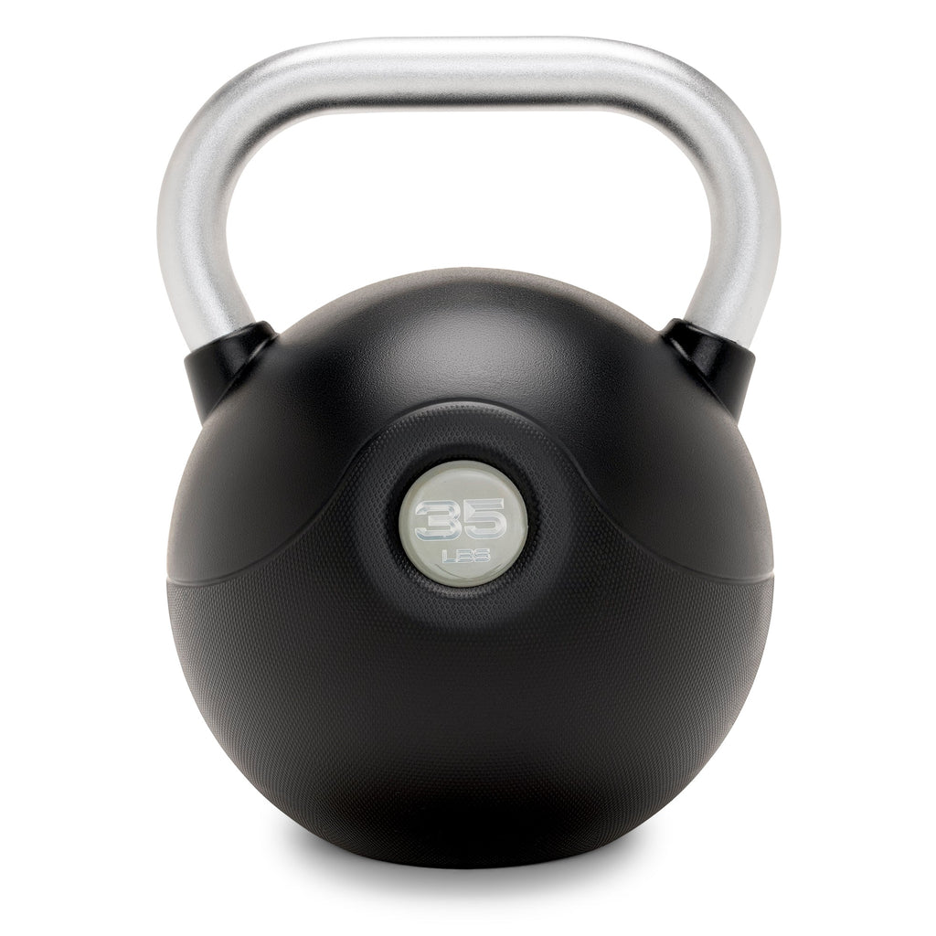 Marcy 35 lb. PU Kettlebell with Chrome Handle - Sage |  MCKB-035-SAGE