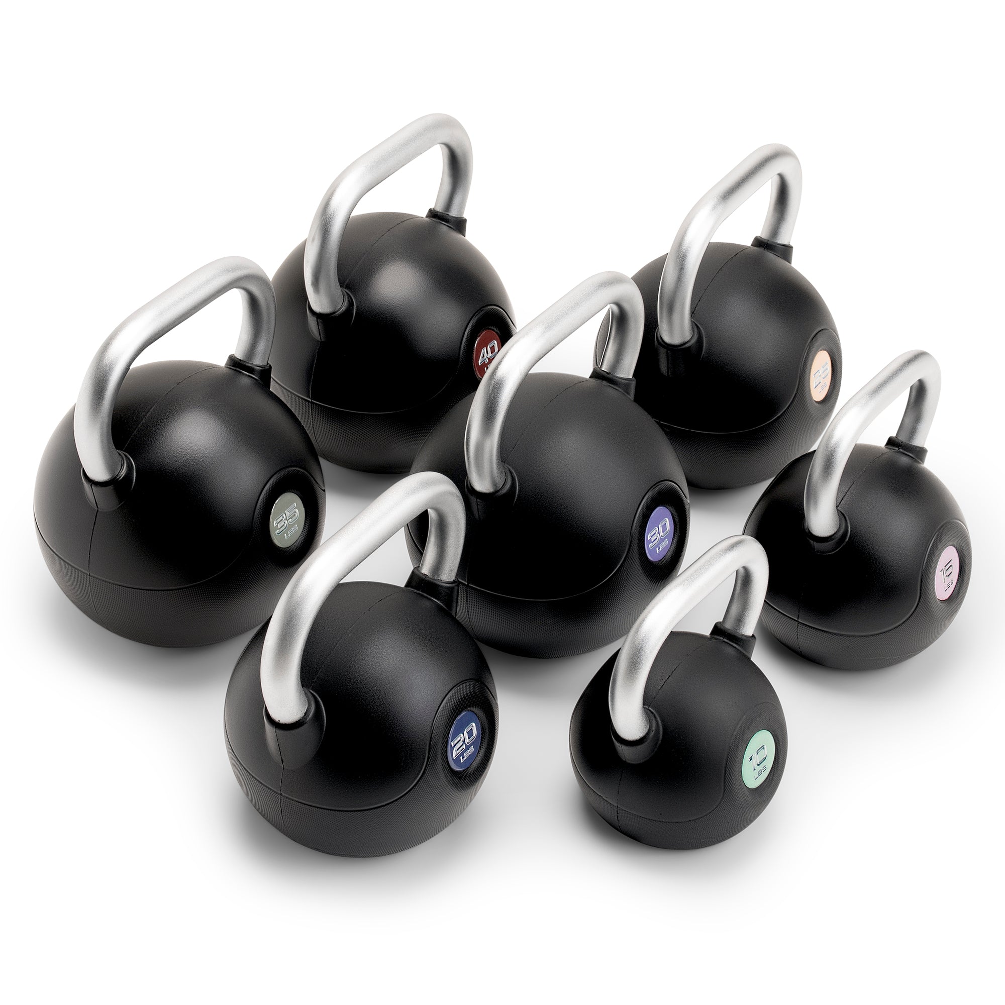 Marcy 35 lb. PU Kettlebell with Chrome Handle - Sage |  MCKB-035-SAGE