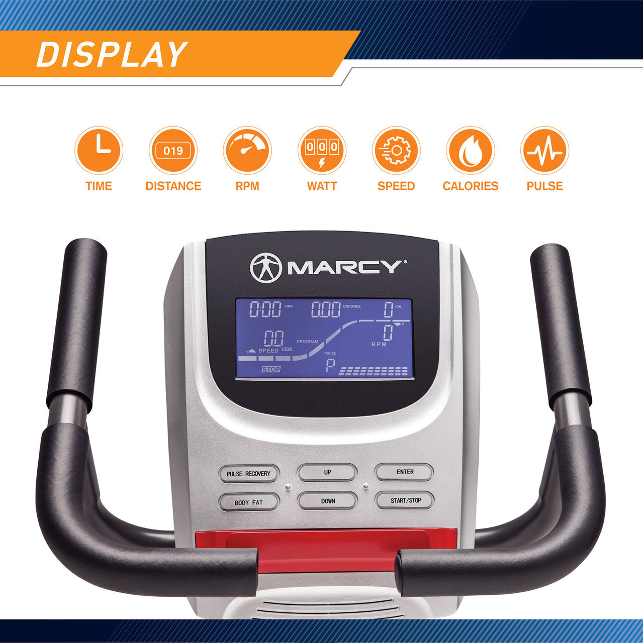 Regenerating Magnetic Recumbent Bike | Marcy ME-706