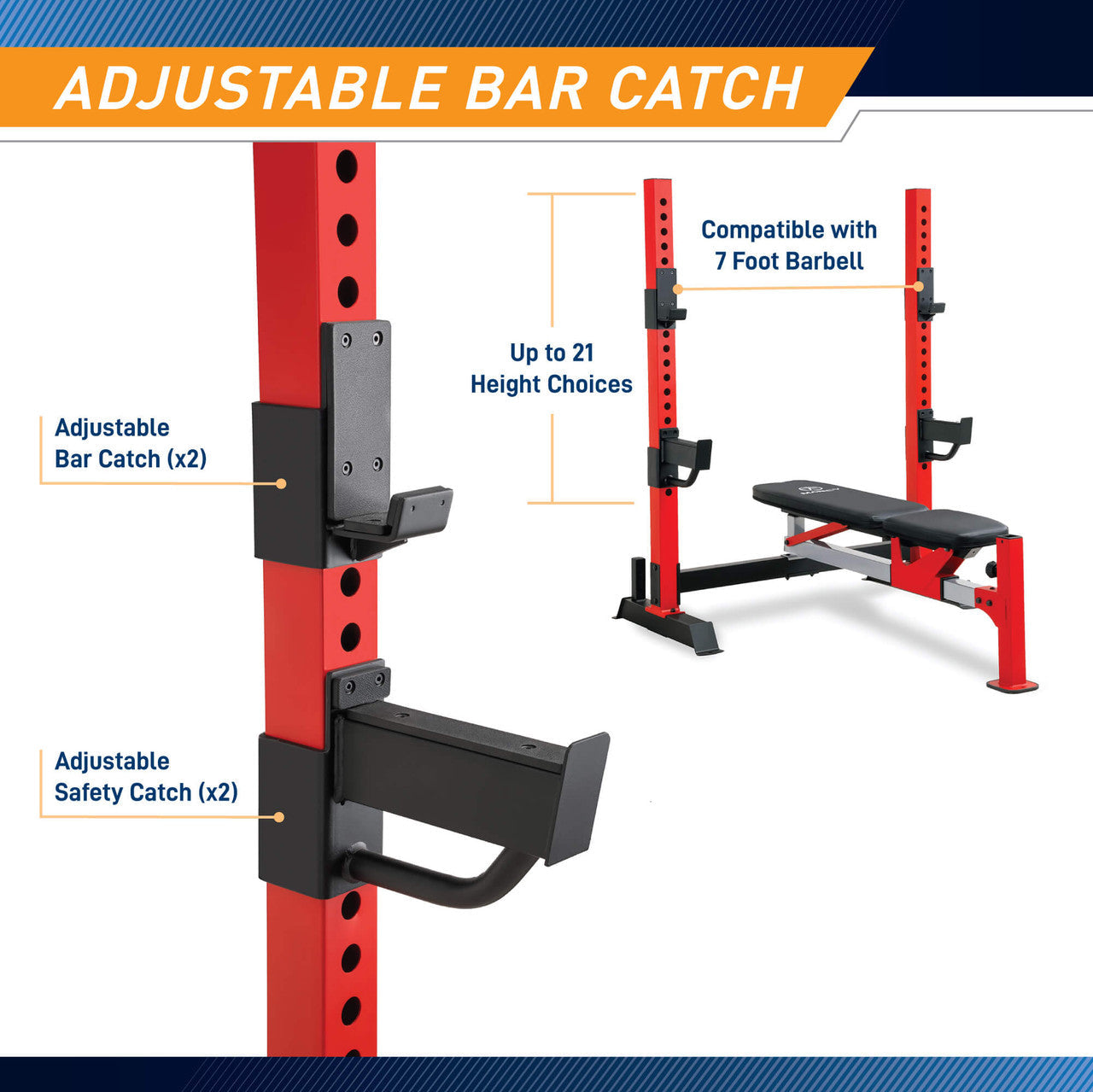 Marcy Olympic Bench| MWB-7096