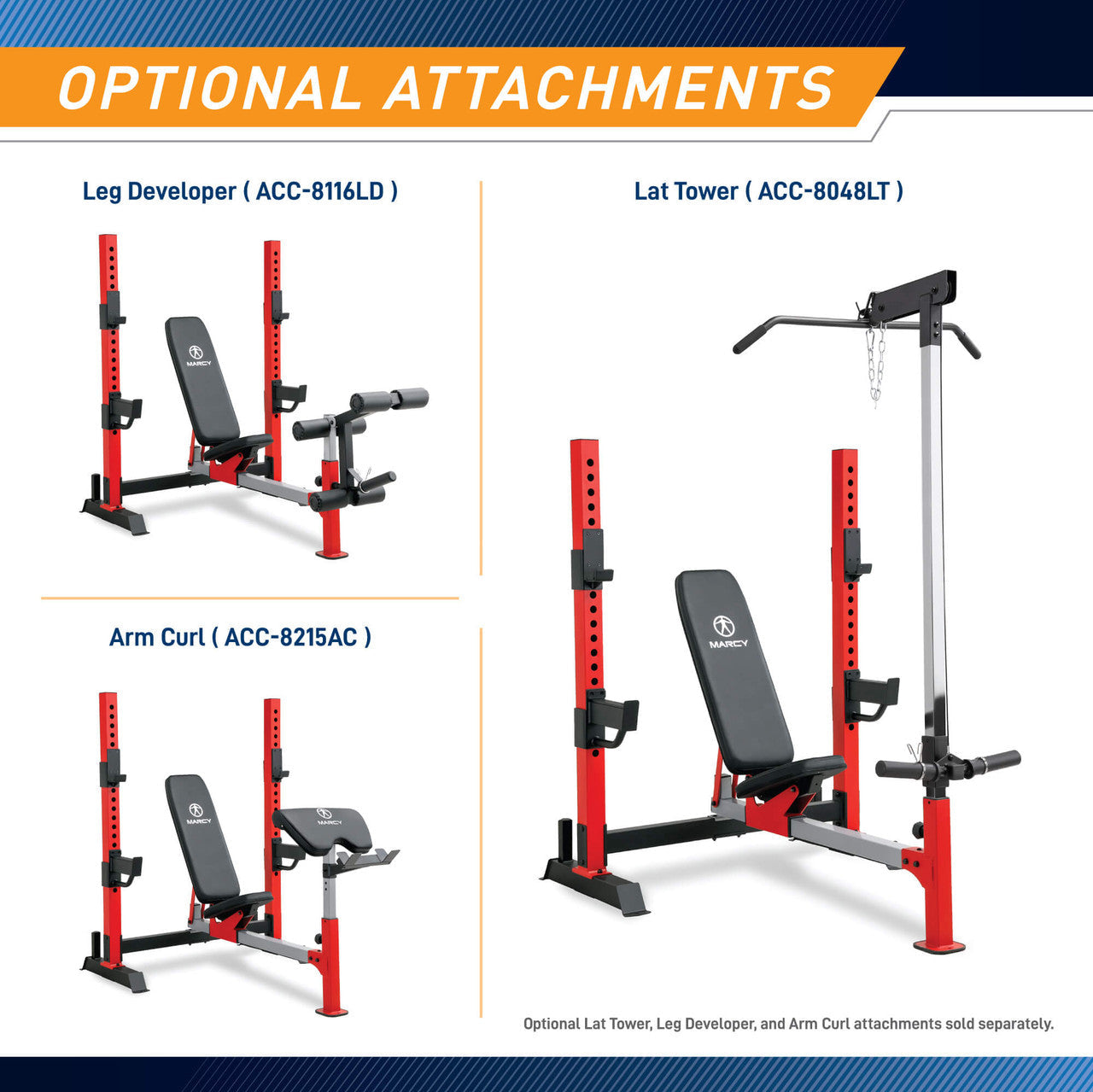 Marcy Olympic Bench| MWB-7096