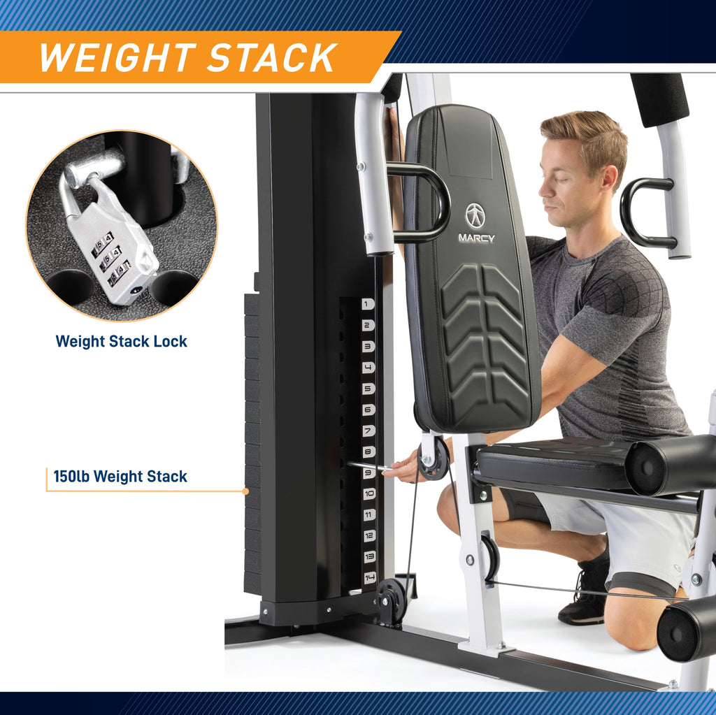 Marcy 150lb Stack Home Gym| MWM-8147