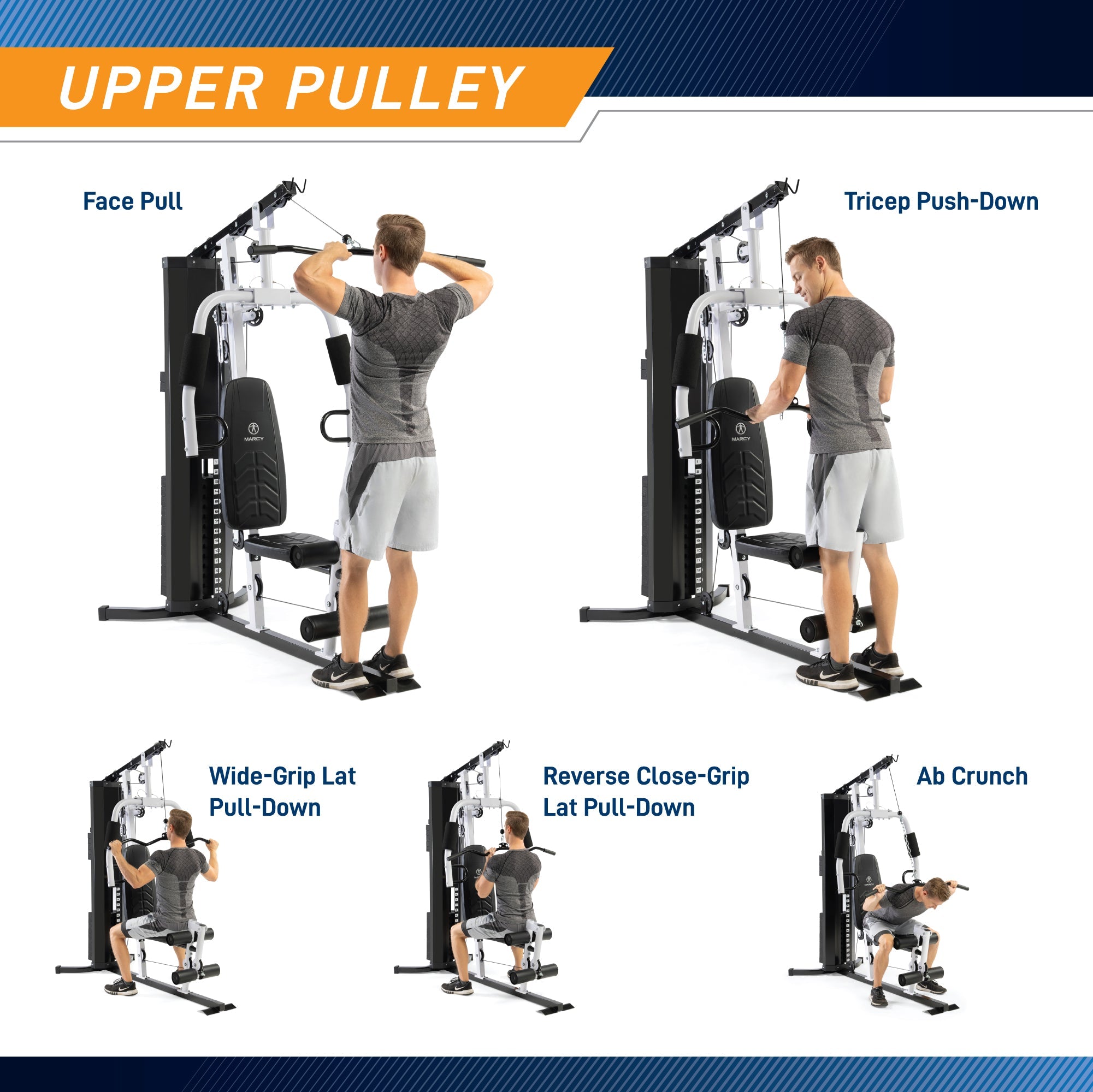 Marcy 150lb Stack Home Gym| MWM-8147