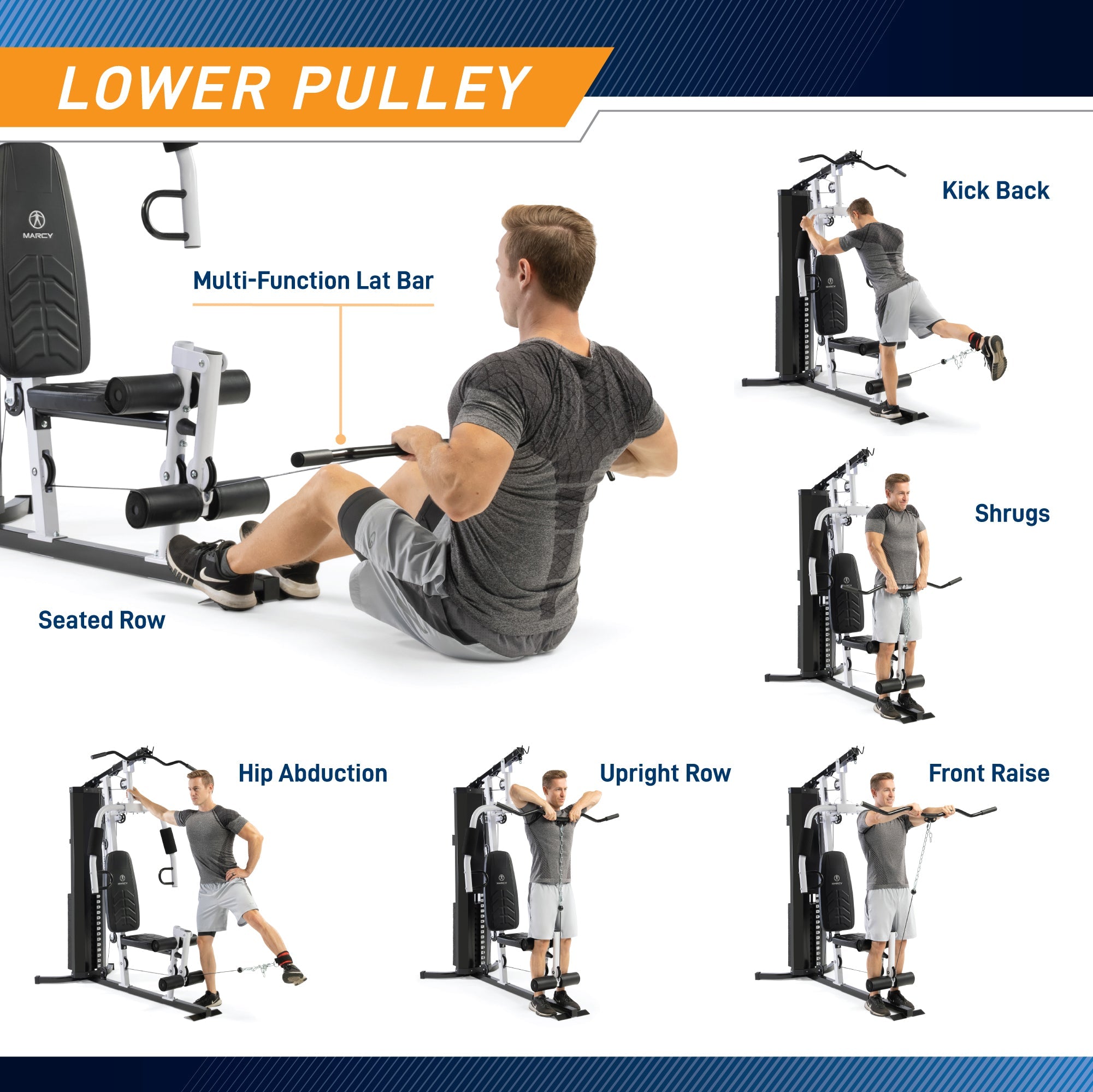 Marcy 150lb Stack Home Gym| MWM-8147