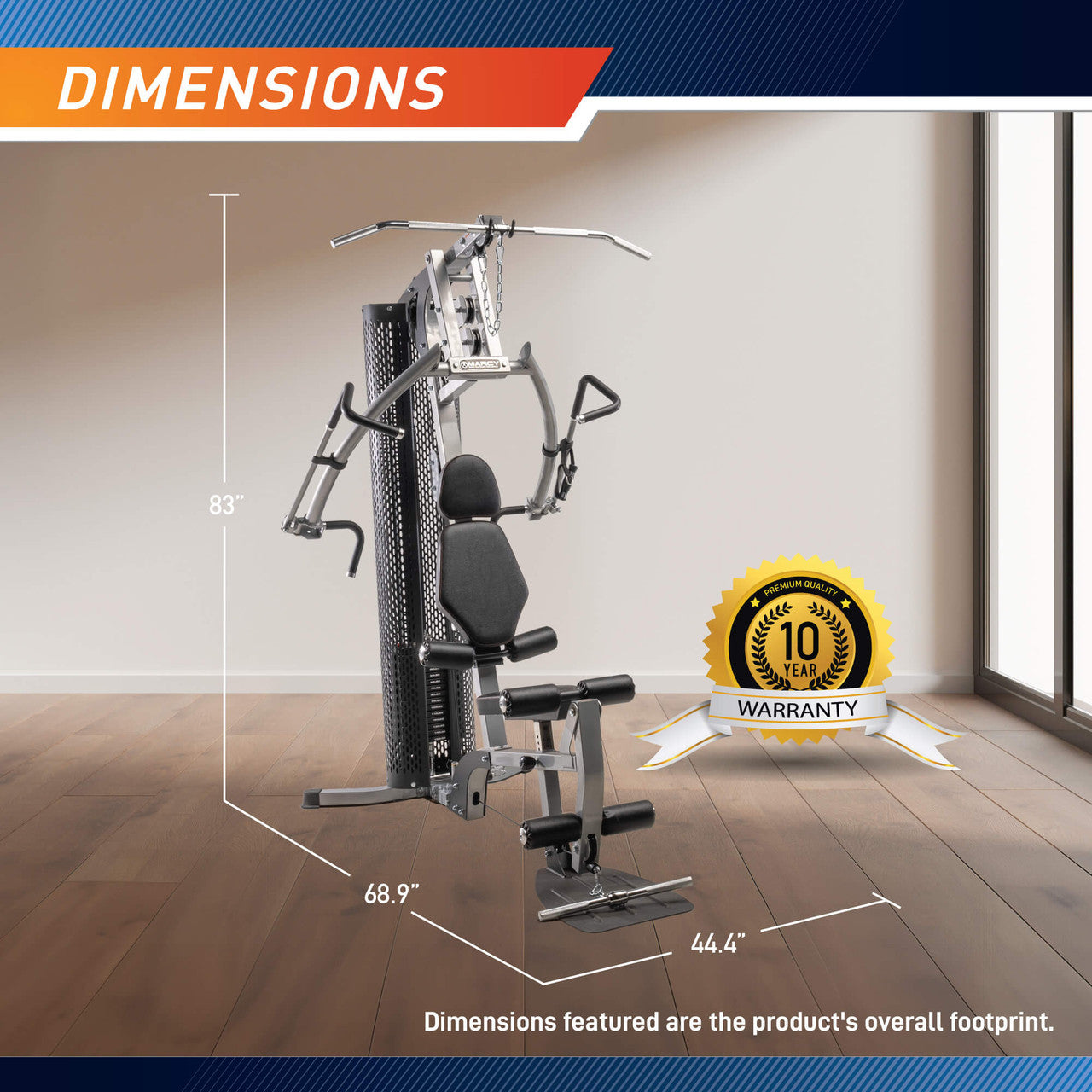 Marcy 150 LB. Home Gym with Row| MWM-8307
