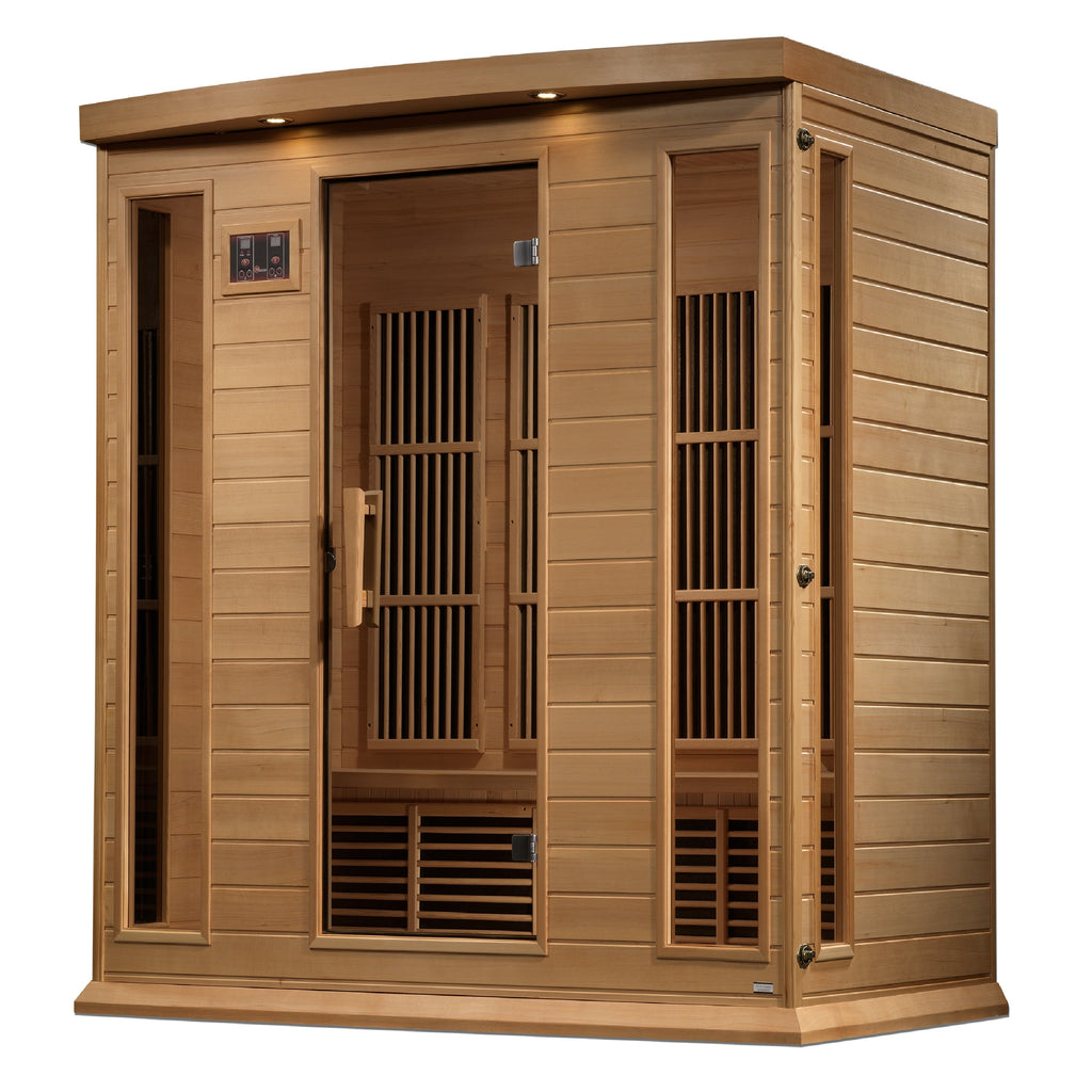 Maxxus 4 Person Near Zero EMF FAR IR Sauna (MX-K406-01-ZF HEM)