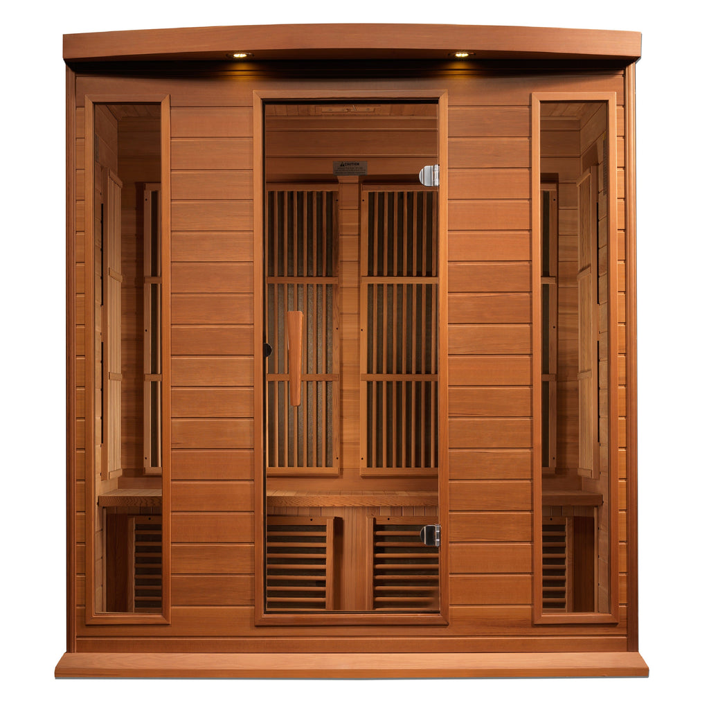 Maxxus "Chaumont" 4 Person Near Zero EMF FAR IR Sauna (MX-K406-01-ZF CED / MX-M406-01-ZF CED)
