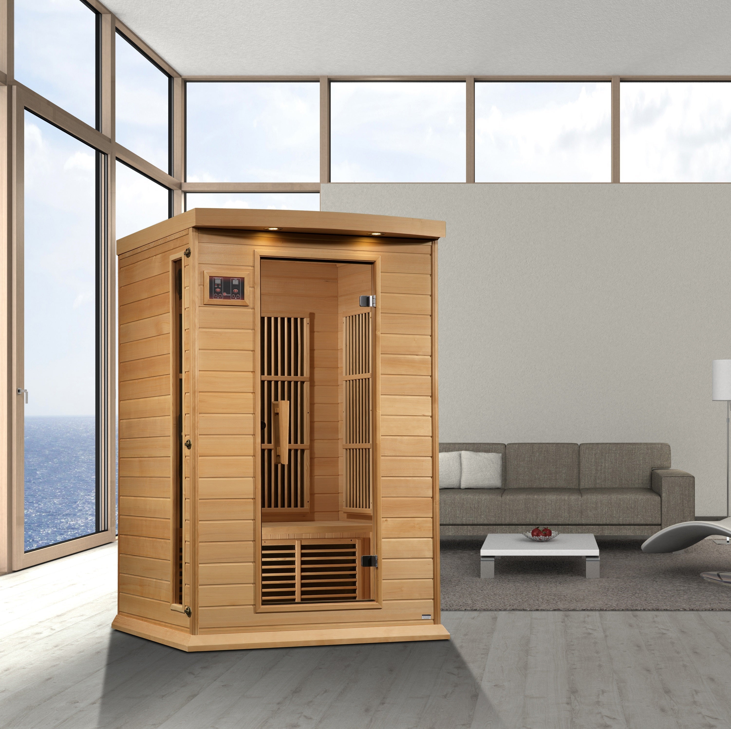 Maxxus 2 Person Low EMF FAR IR Sauna (MX-K206-01)