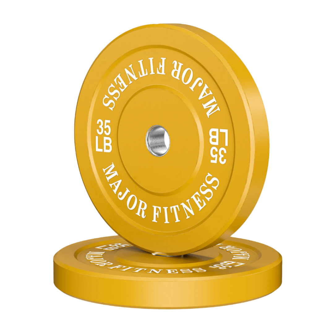 Major Fitness Low Bounce Bumper Plates Set