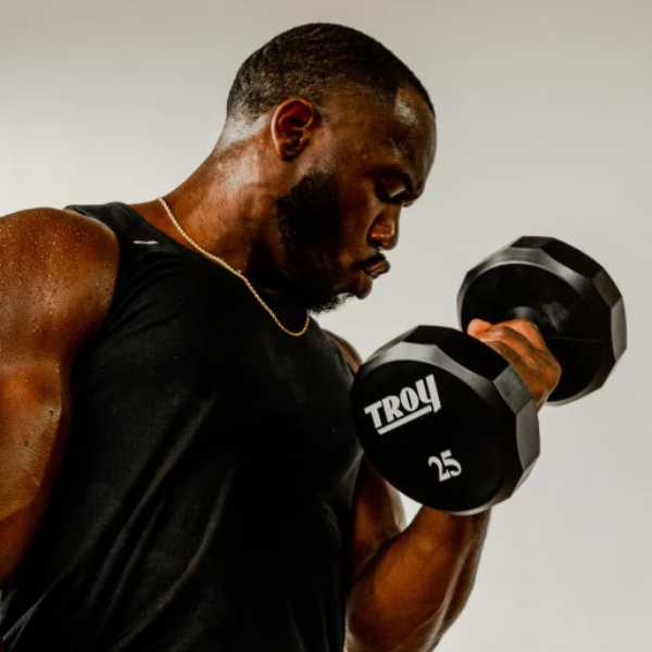 Troy Barbell 12- Sided Urethane Dumbbells TSD-U