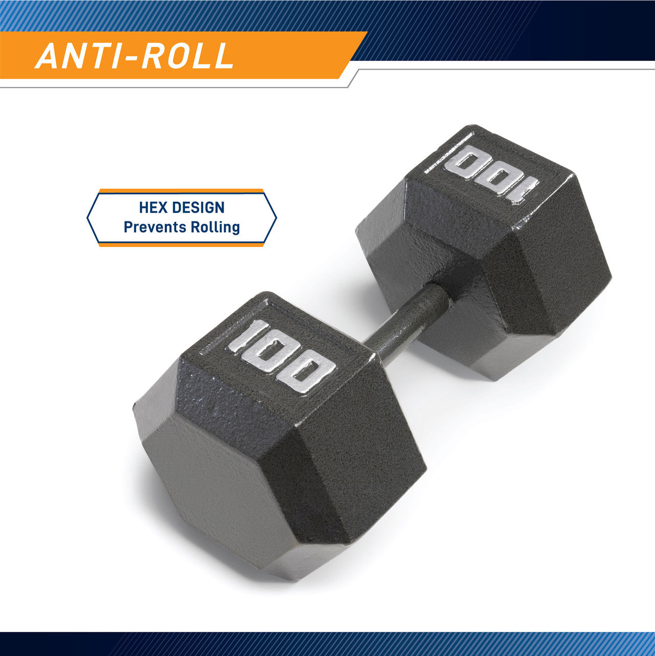 Marcy 100lb Hex Dumbbell | IV-2100