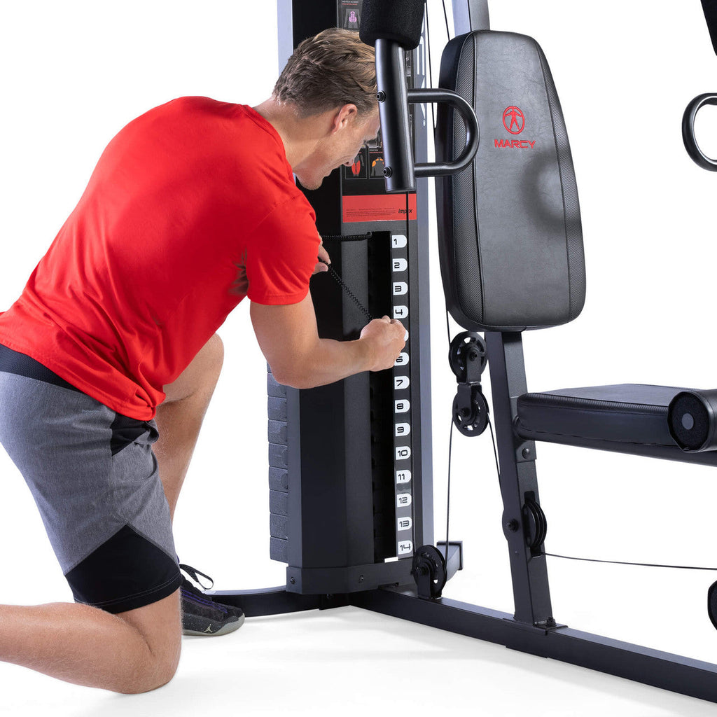 Marcy 150lb Stack Weight All-in-One Home Gym | MWM-8178