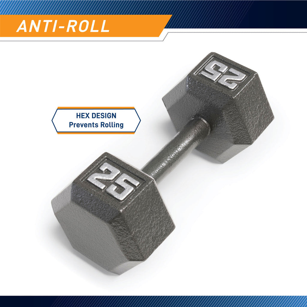 Marcy 25lb Hex Dumbbell | IV-2025