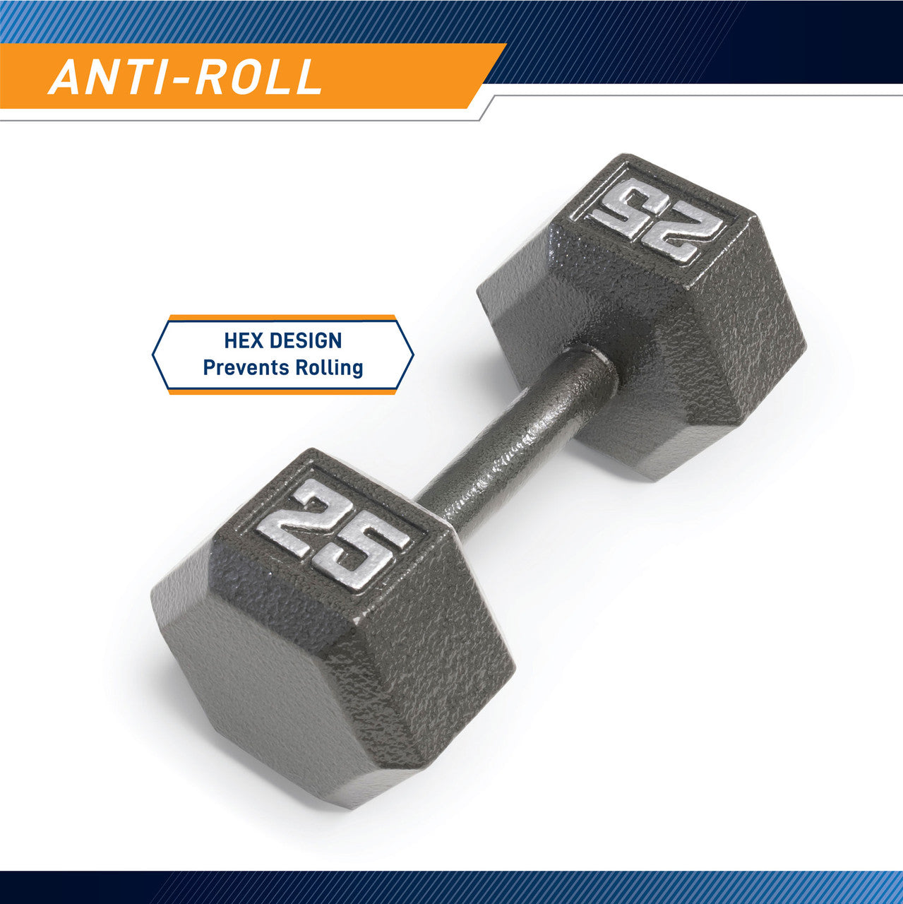 Marcy 25lb Hex Dumbbell | IV-2025